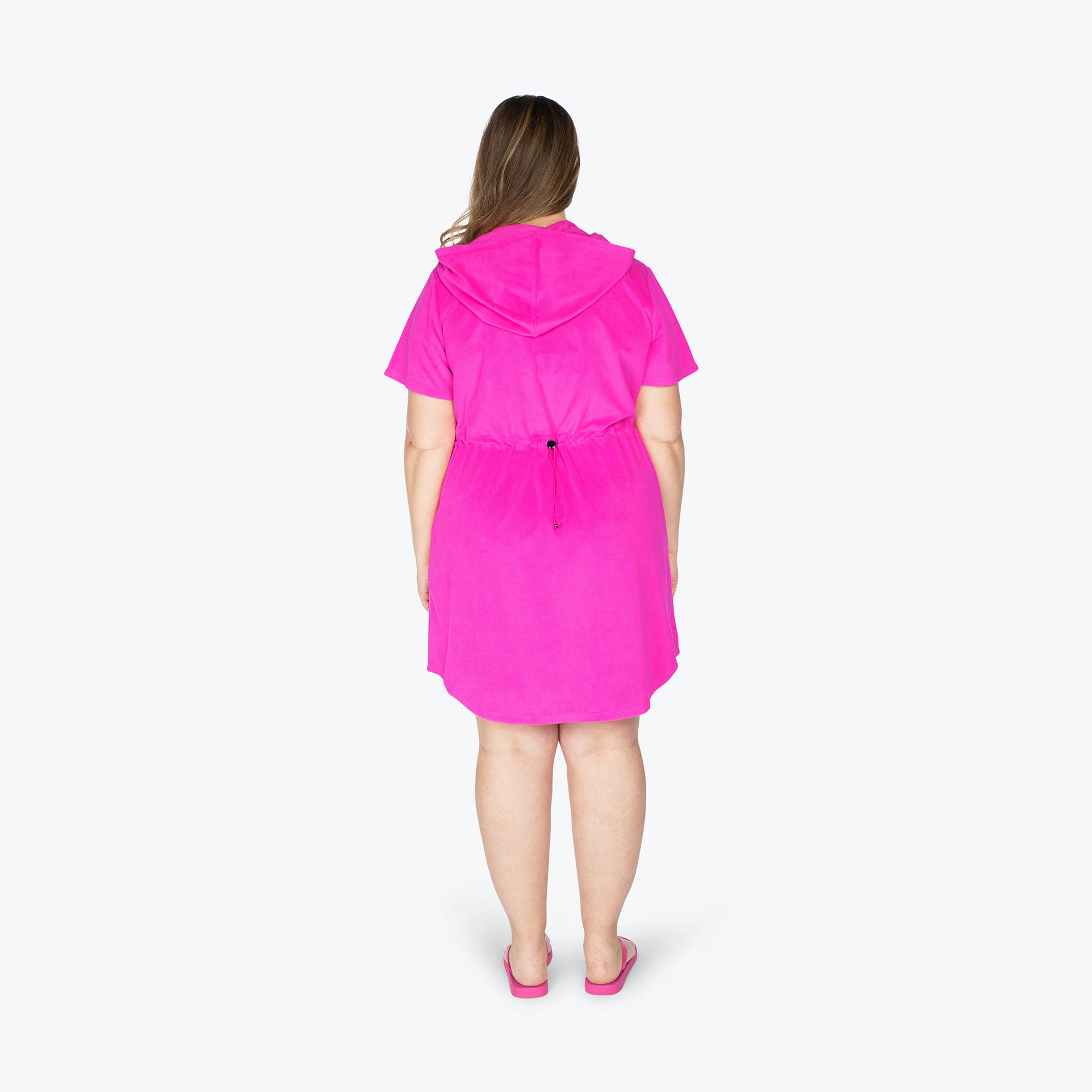 Skipper Coverup Hooded Dress - MAGENTA - Skipper_Apparel_Magenta_XL_02