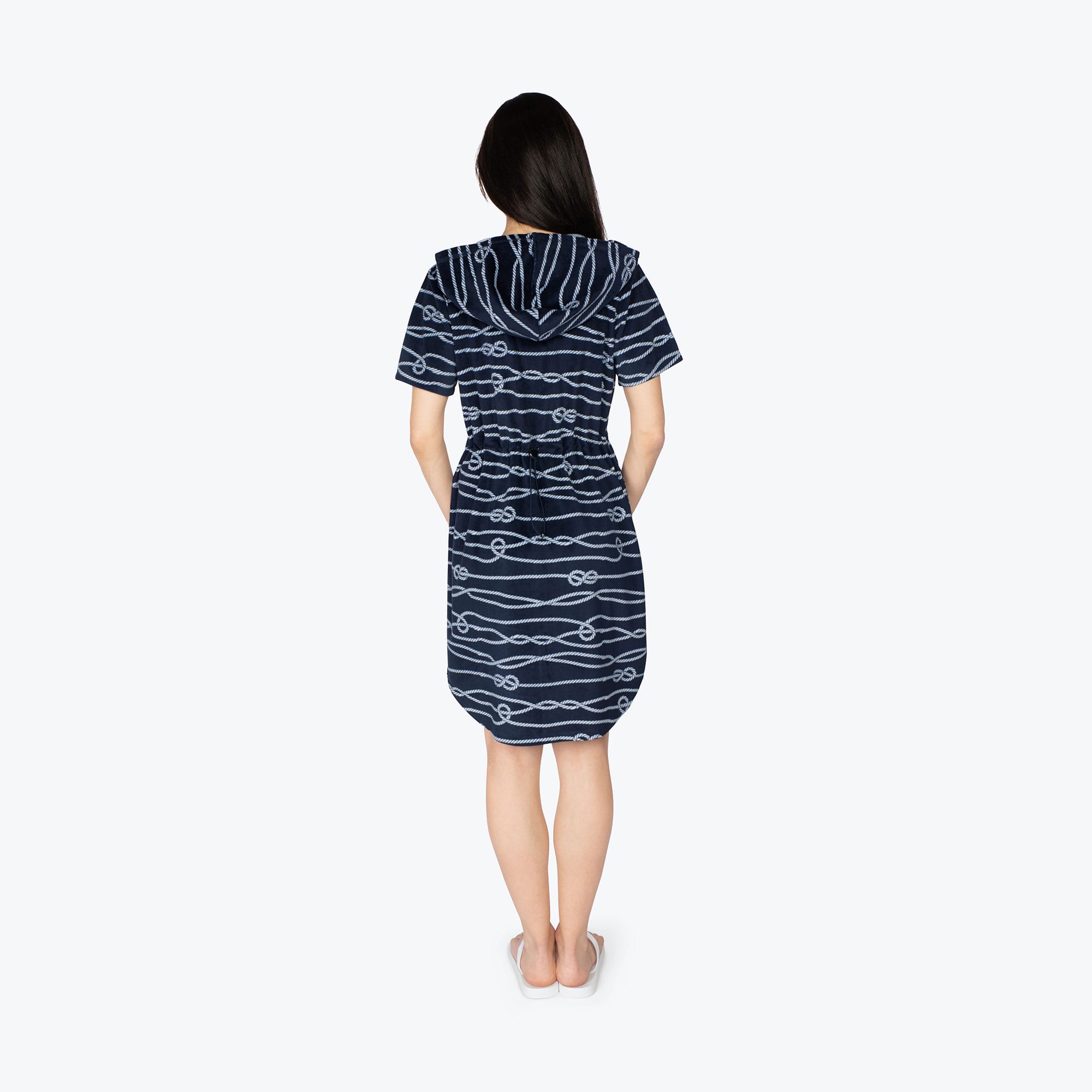 Skipper Coverup Hooded Dress - NAUTICAL NAVY - Skipper_Apparel_Nautical_Navy_S_02