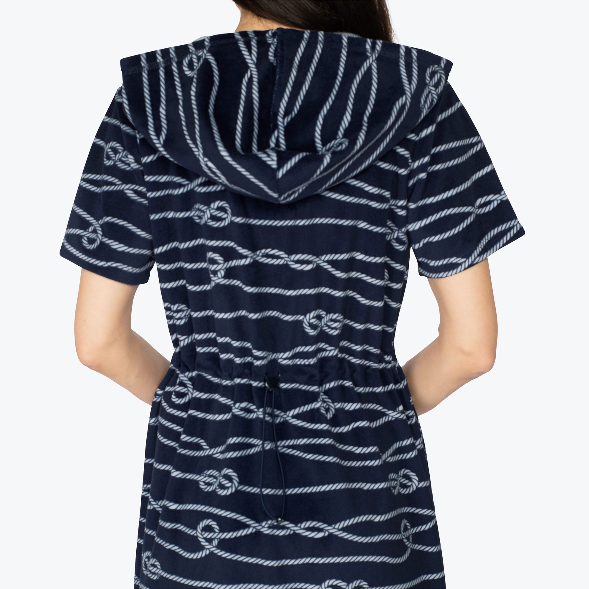 Skipper Coverup Hooded Dress - NAUTICAL NAVY - Skipper_Apparel_Nautical_Navy_S_04b