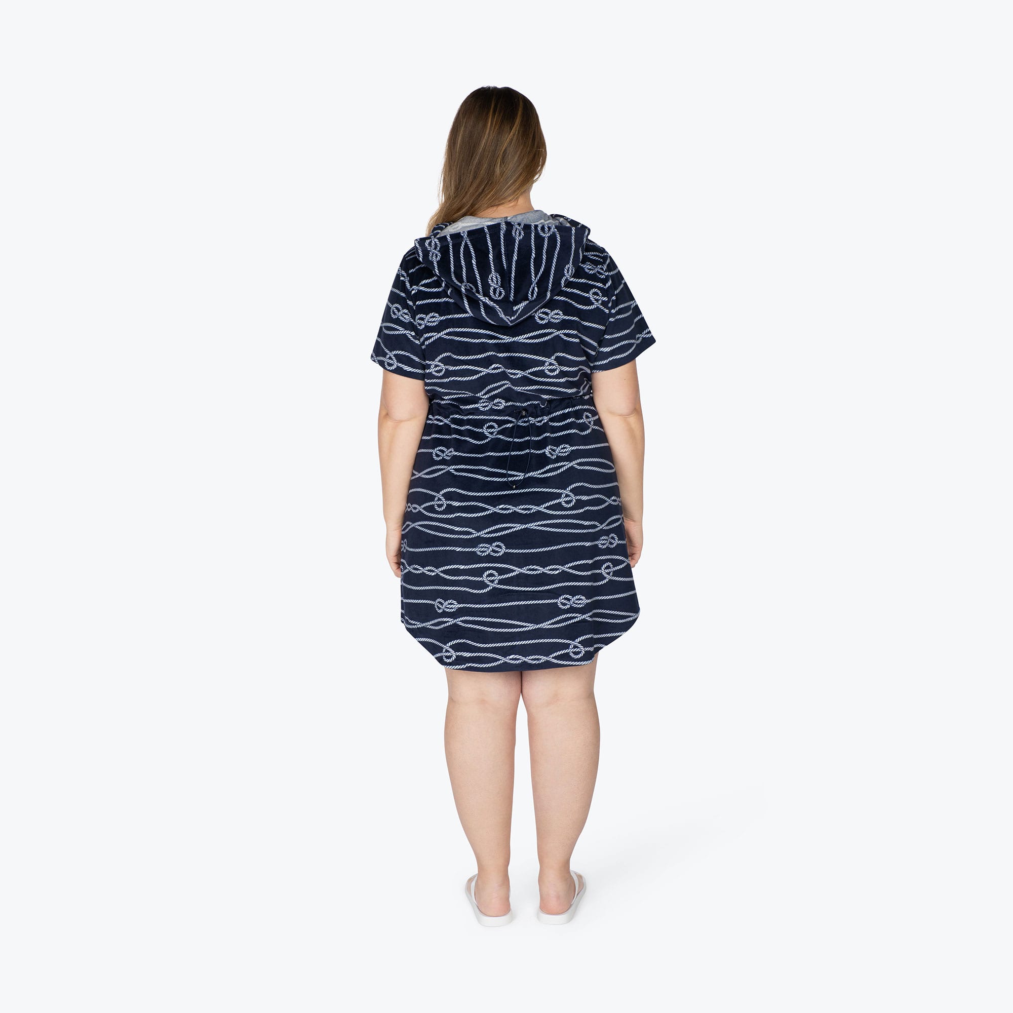 Skipper Coverup Hooded Dress - NAUTICAL NAVY - Skipper_Apparel_Nautical_Navy_XL_02