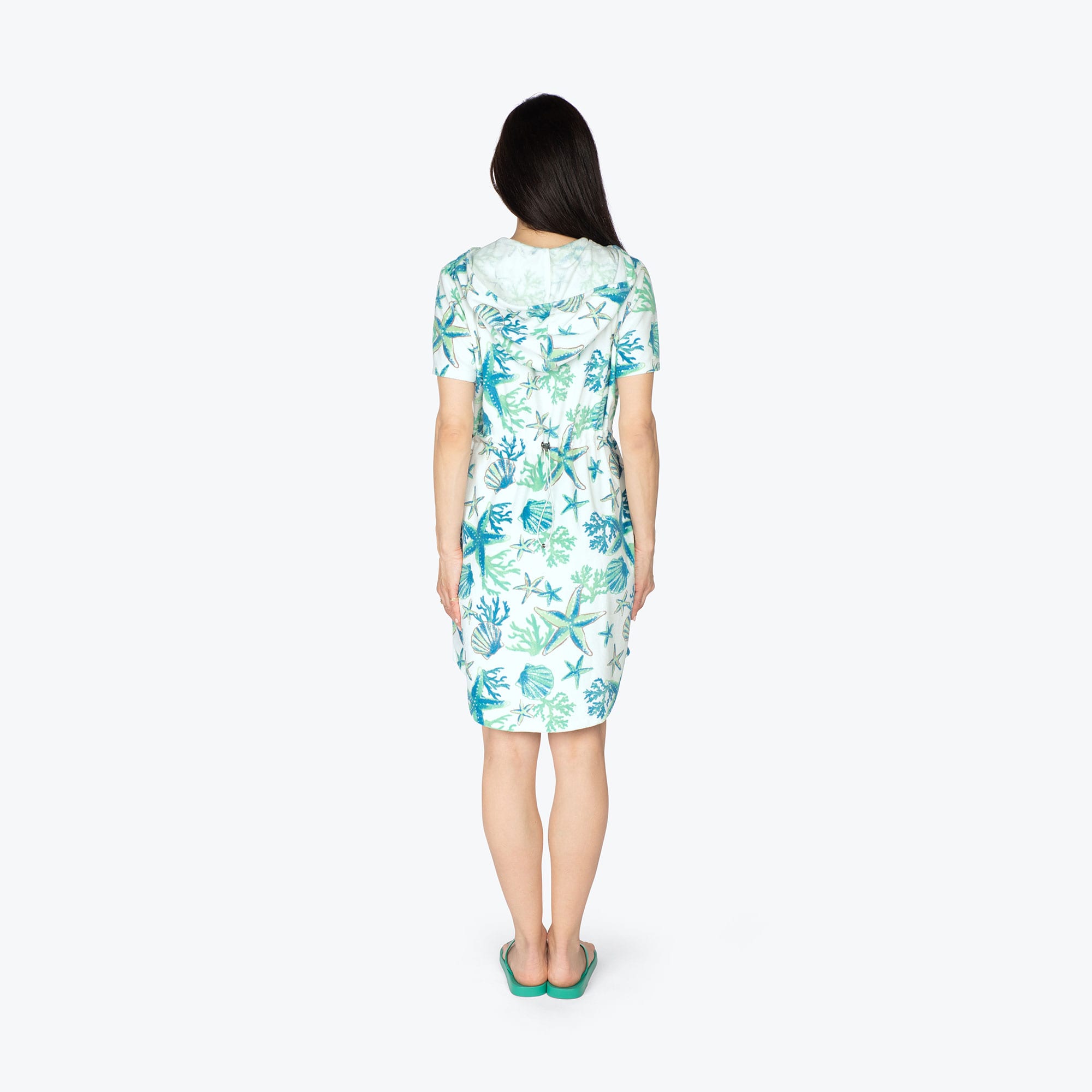 Skipper Coverup Hooded Dress - STARS AND SHELLS - Skipper_Apparel_Stars_Shells_S_02