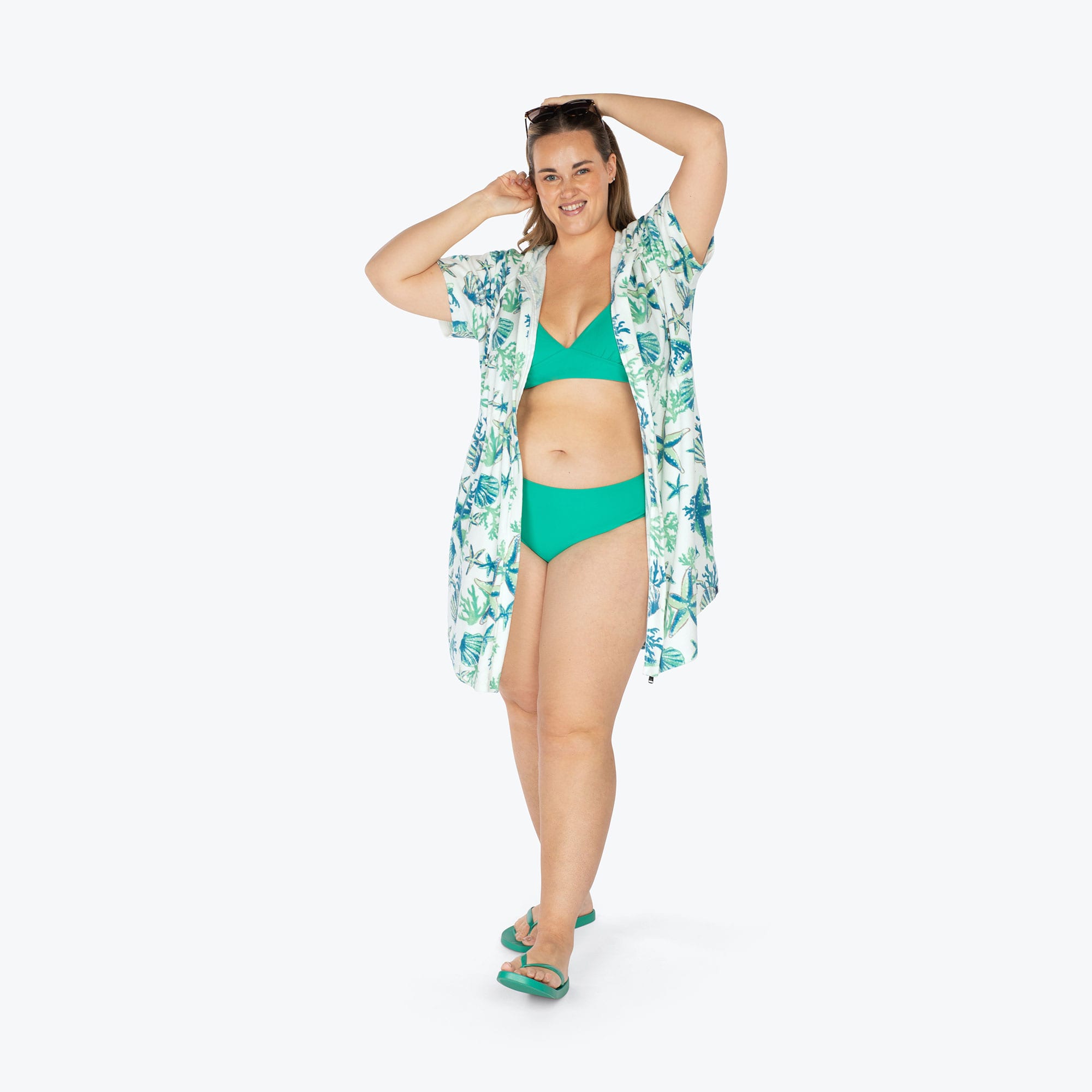 Skipper Coverup Hooded Dress - STARS AND SHELLS - Skipper_Apparel_Stars_Shells_XL_05