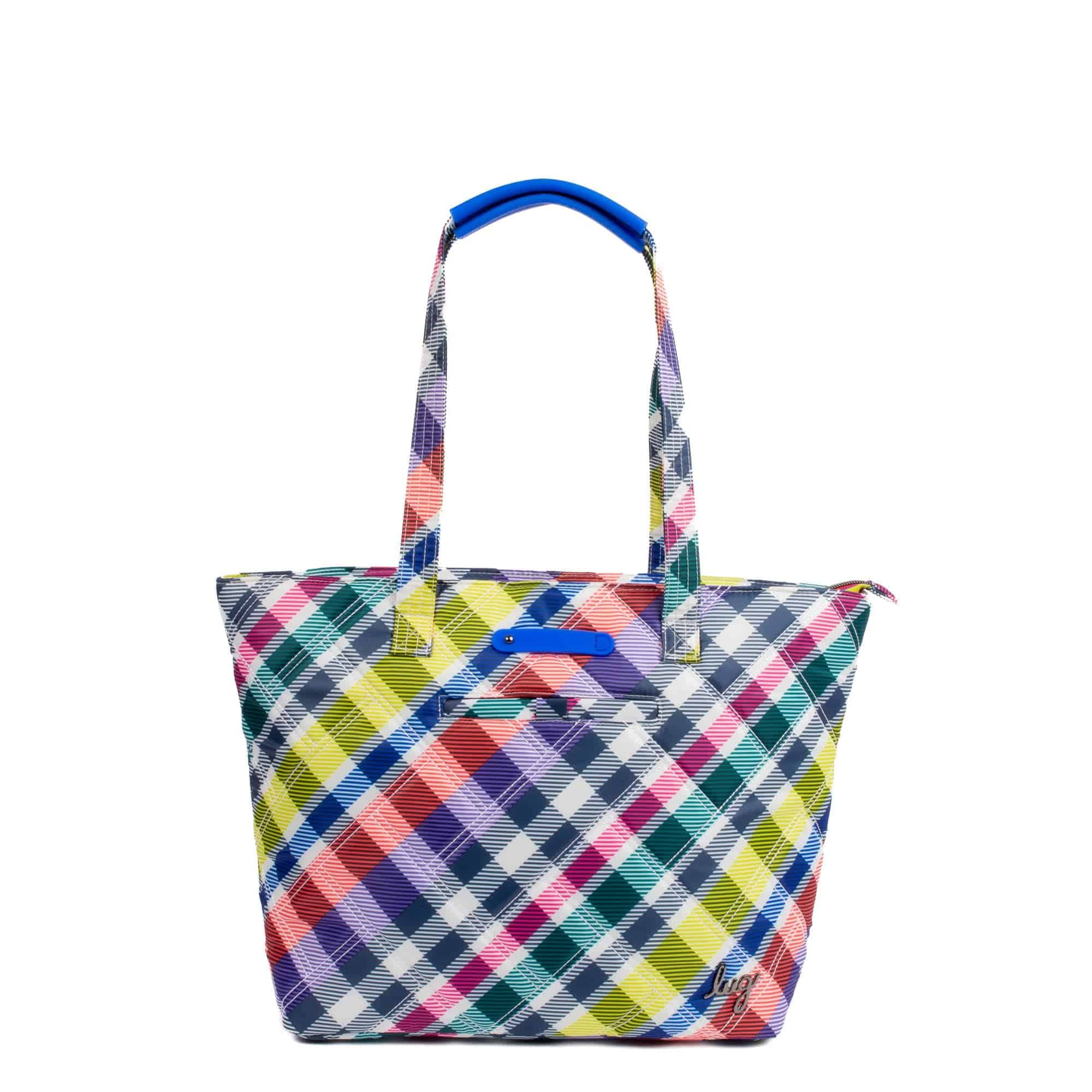 Skyliner Tote Bag - PLAYFUL PLAID - Skyliner2_PlayfulPlaid_01