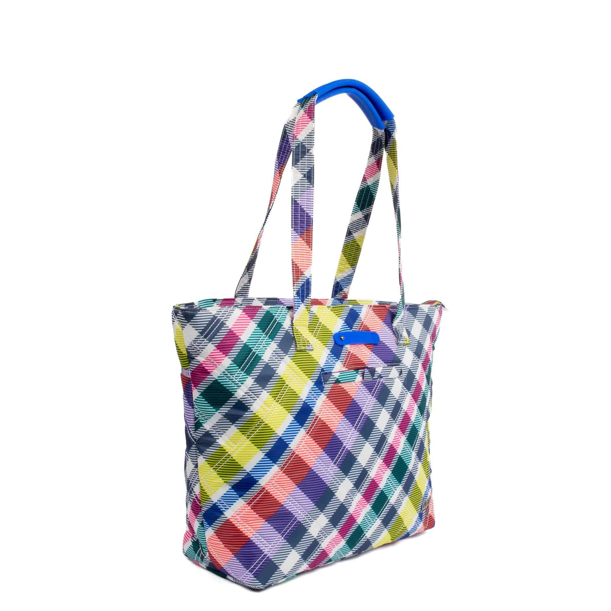 Skyliner Tote Bag - PLAYFUL PLAID - Skyliner2_PlayfulPlaid_02