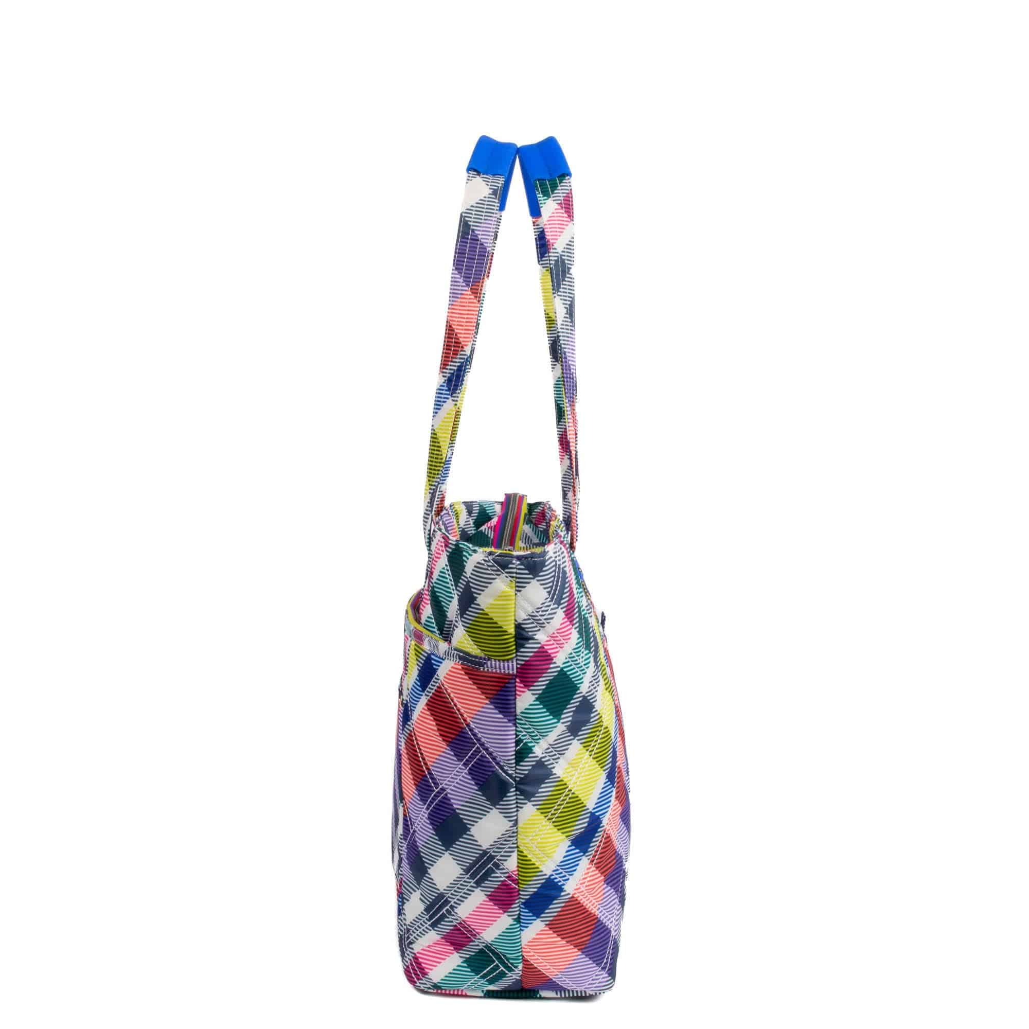 Skyliner Tote Bag - PLAYFUL PLAID - Skyliner2_PlayfulPlaid_03