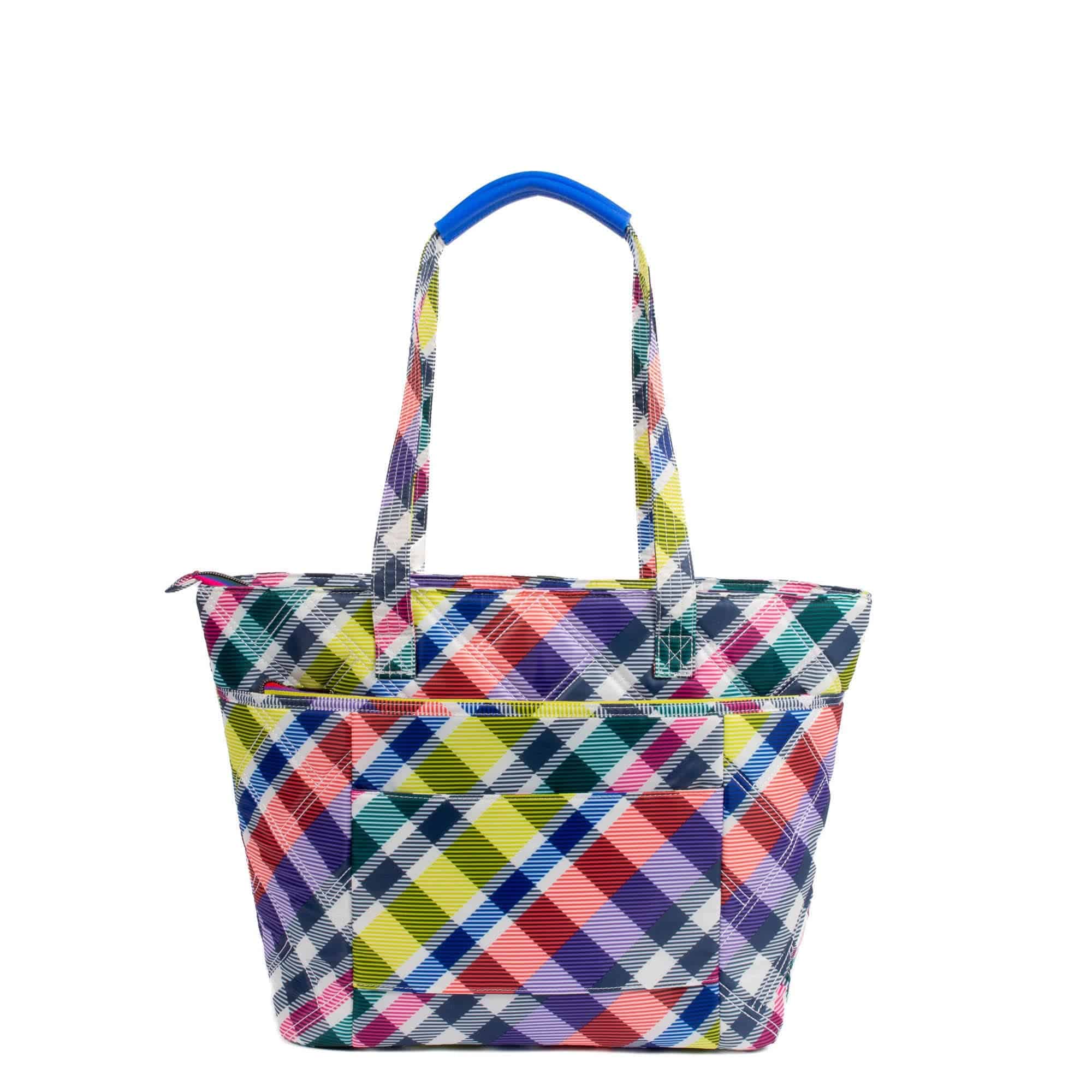 Skyliner Tote Bag - PLAYFUL PLAID - Skyliner2_PlayfulPlaid_04