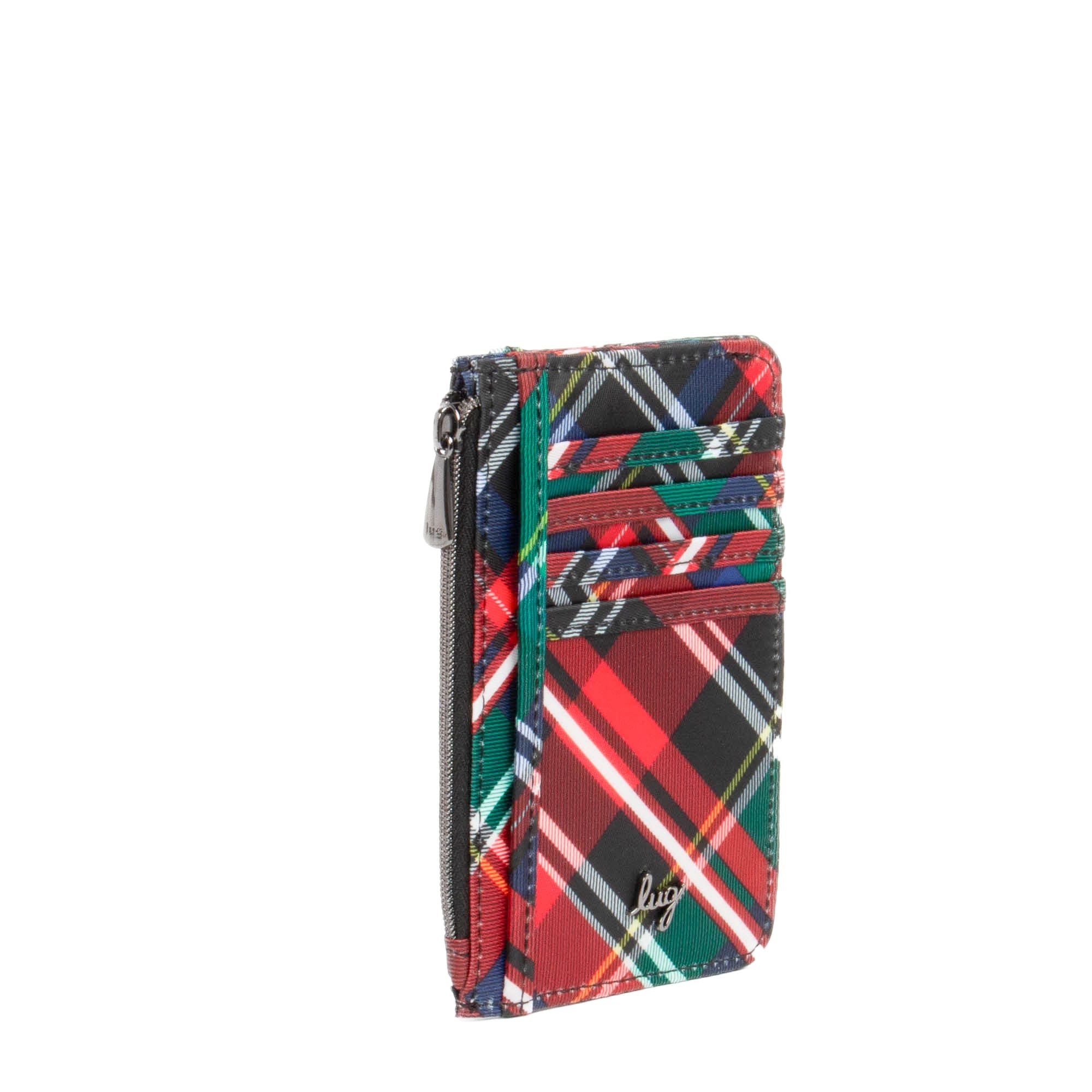 Slide RFID Card Wallet - TARTAN PLAID - Slide_TartanPlaid_03