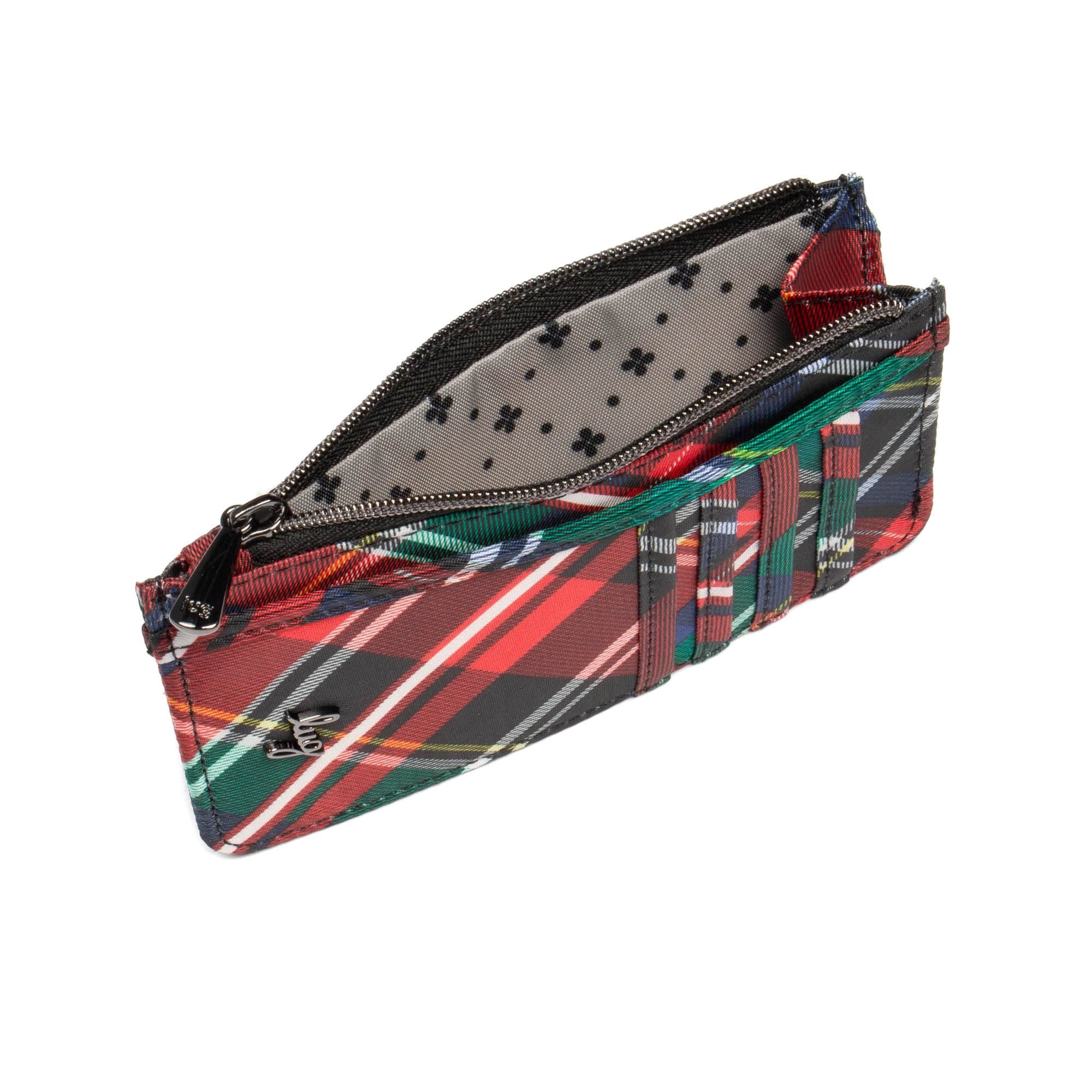 Slide RFID Card Wallet - TARTAN PLAID - Slide_TartanPlaid_04