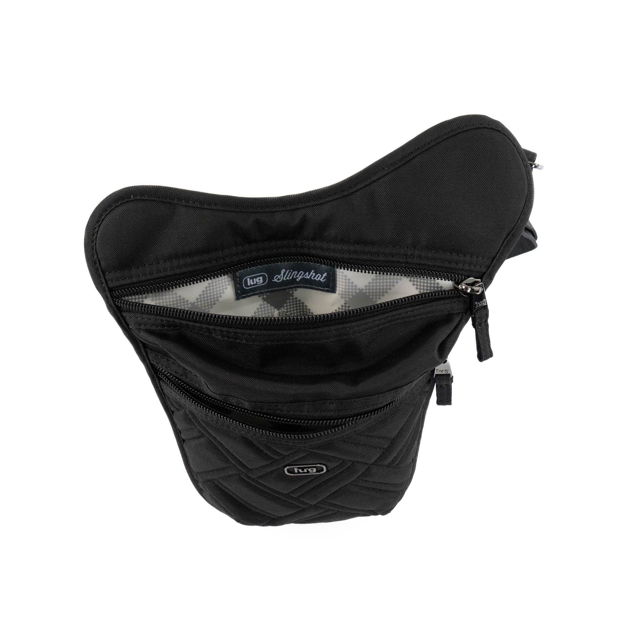 Slingshot Convertible Crossbody Bag - BRUSHED BLACK - Slingshot_BrushedBlack_03