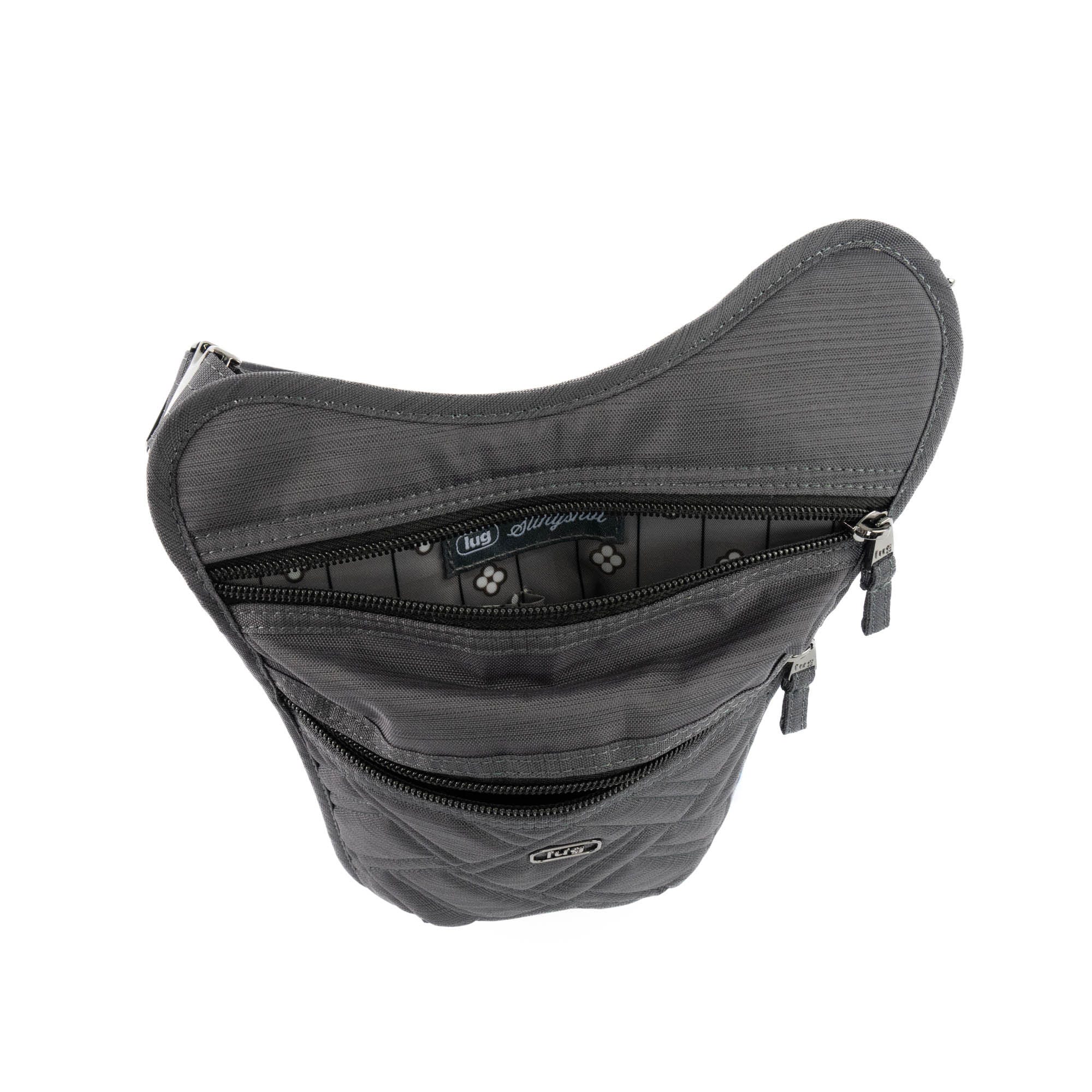 Slingshot Convertible Crossbody Bag - BRUSHED GREY - Slingshot_BrushedGrey_03