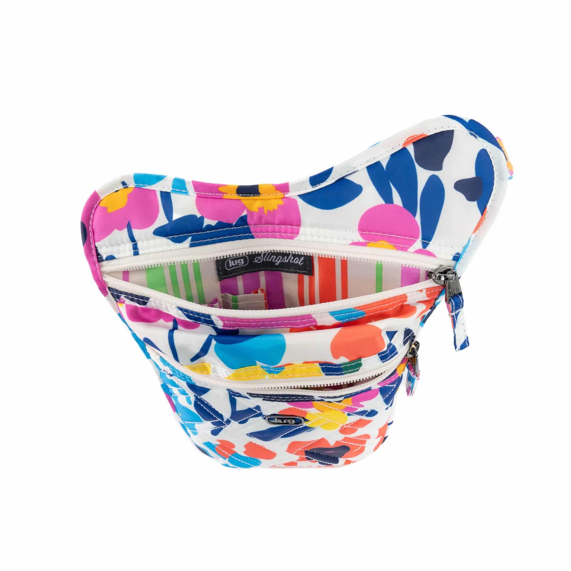 Slingshot Convertible Crossbody Bag - WILDFLOWER BRIGHTS XL - Slingshot_Wildflower_03