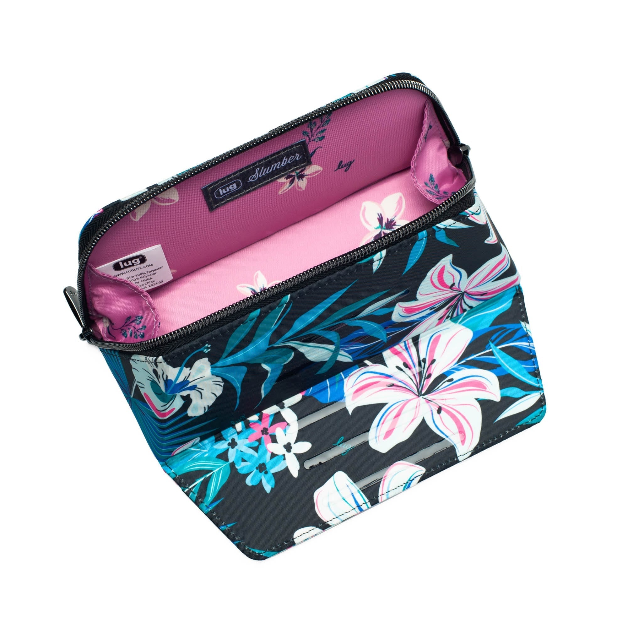 Slumber Accessory Storage Pouch - HIBISCUS MULTI - Slumber_HibiscusMulti_05