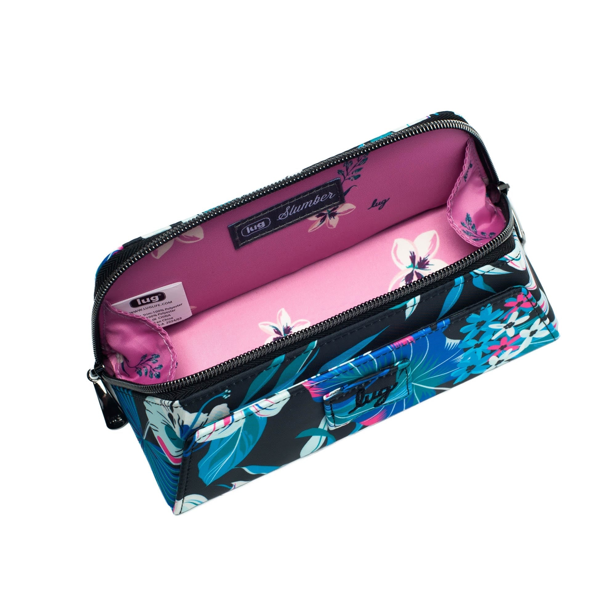 Slumber Accessory Storage Pouch - HIBISCUS MULTI - Slumber_HibiscusMulti_06