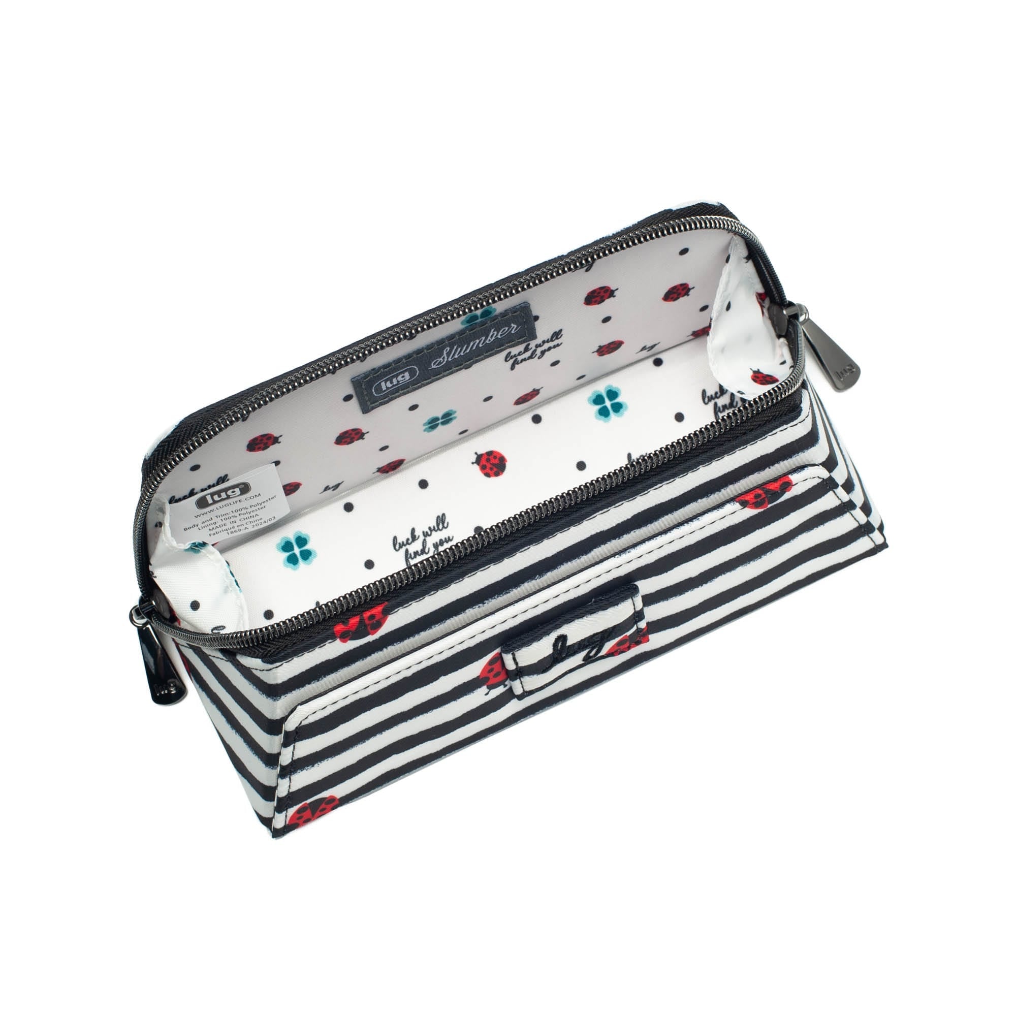 Slumber Accessory Storage Pouch - LADYBUG LANE - Slumber_LadybugLane_06