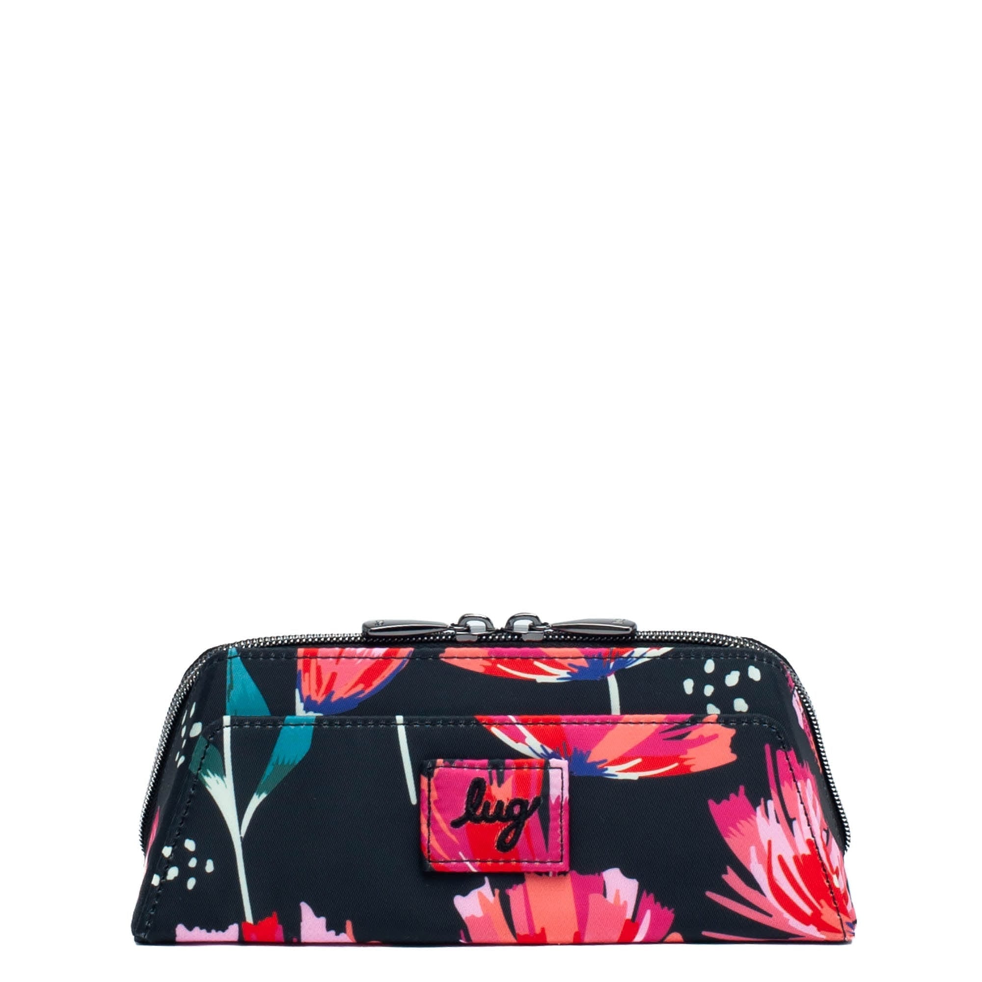 Slumber Accessory Storage Pouch - POMPOM FLORAL BLACK - Slumber_PomPomFloralBlack_01