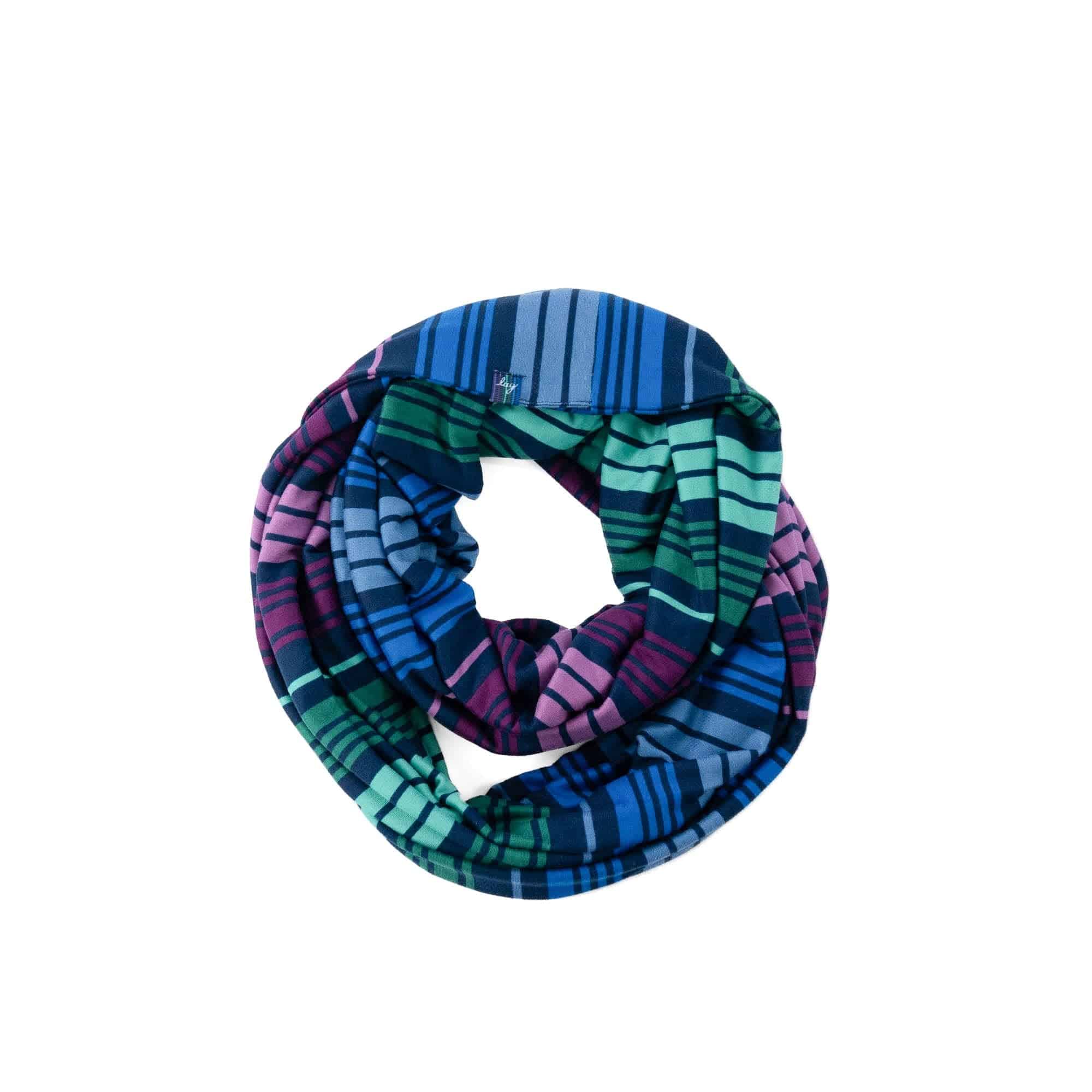 Spin Scarf - LOVE STRIPE MULTI - Spin_LoveStripeMulti_02