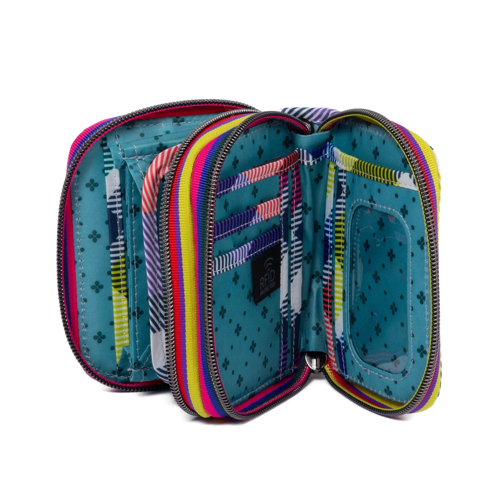 Splits SE RFID Wallet - PLAYFUL PLAID - SplitsSE_PlayfulPlaid_05