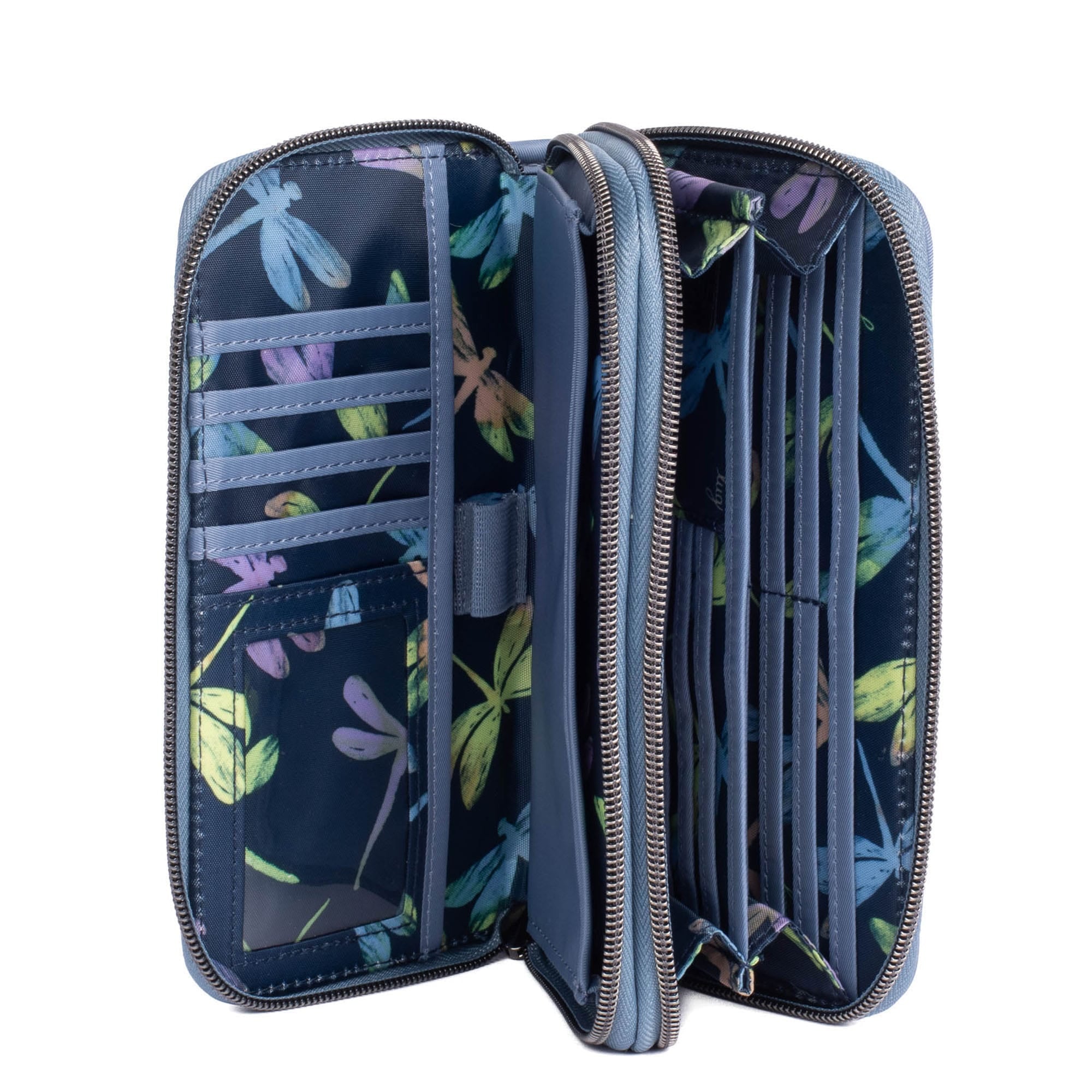 Splits XL Wristlet RFID Wallet - BLUE MOON - SplitsXL_BlueMoon_04