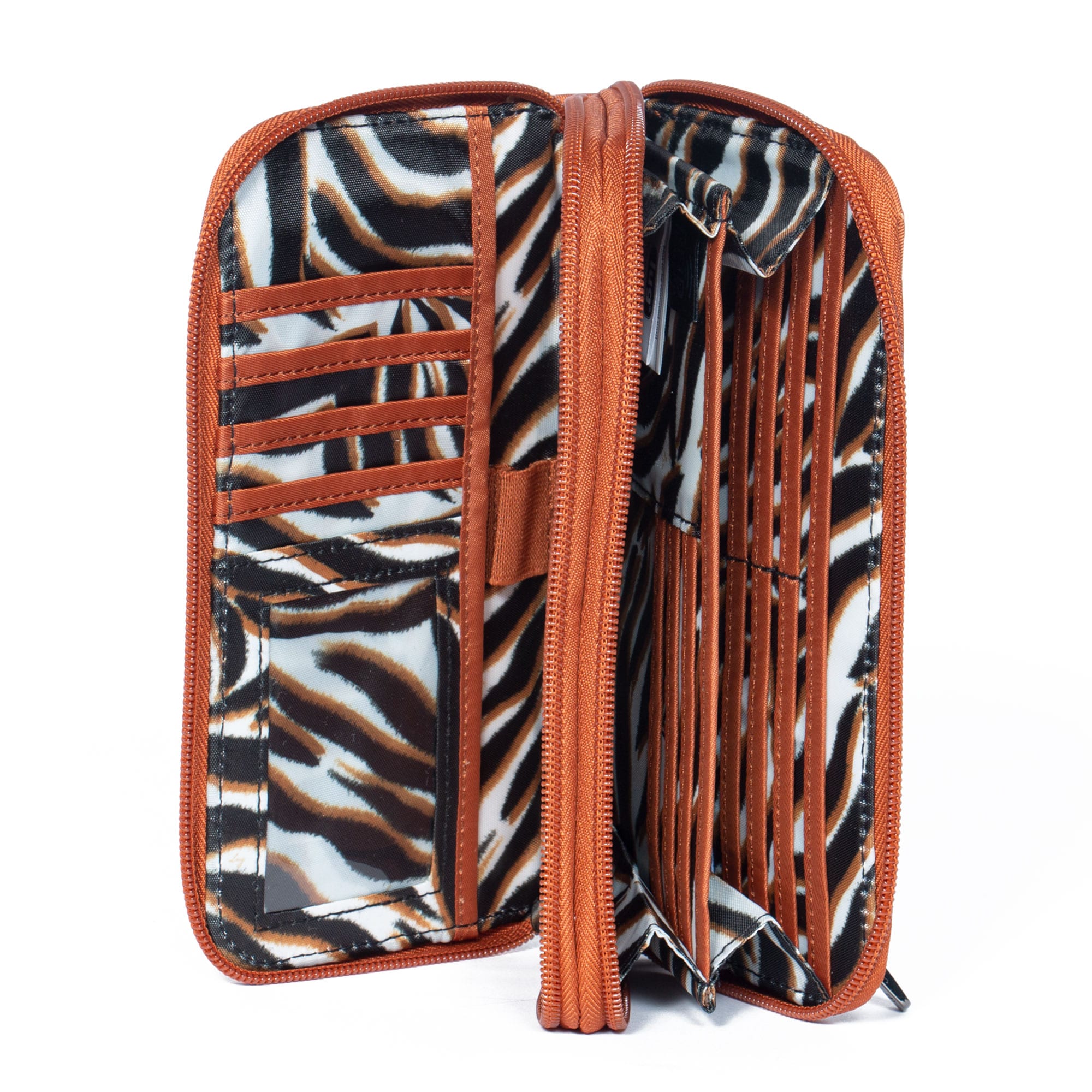 Splits XL Wristlet RFID Wallet - COPPER BROWN - SplitsXL_CopperBrown_05_2