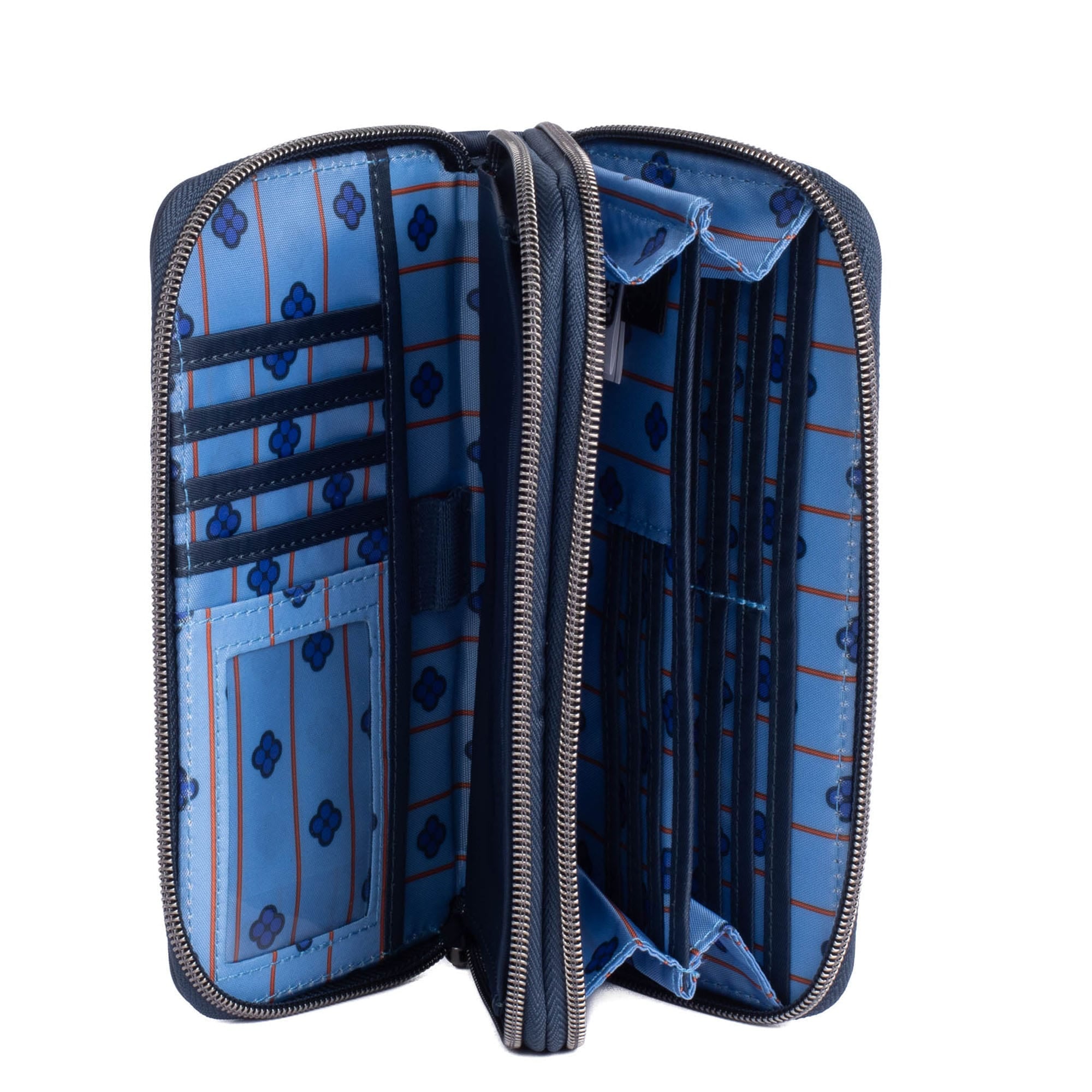 Splits XL Wristlet RFID Wallet - INDIGO BLUE - SplitsXL_IndigoBlue_04