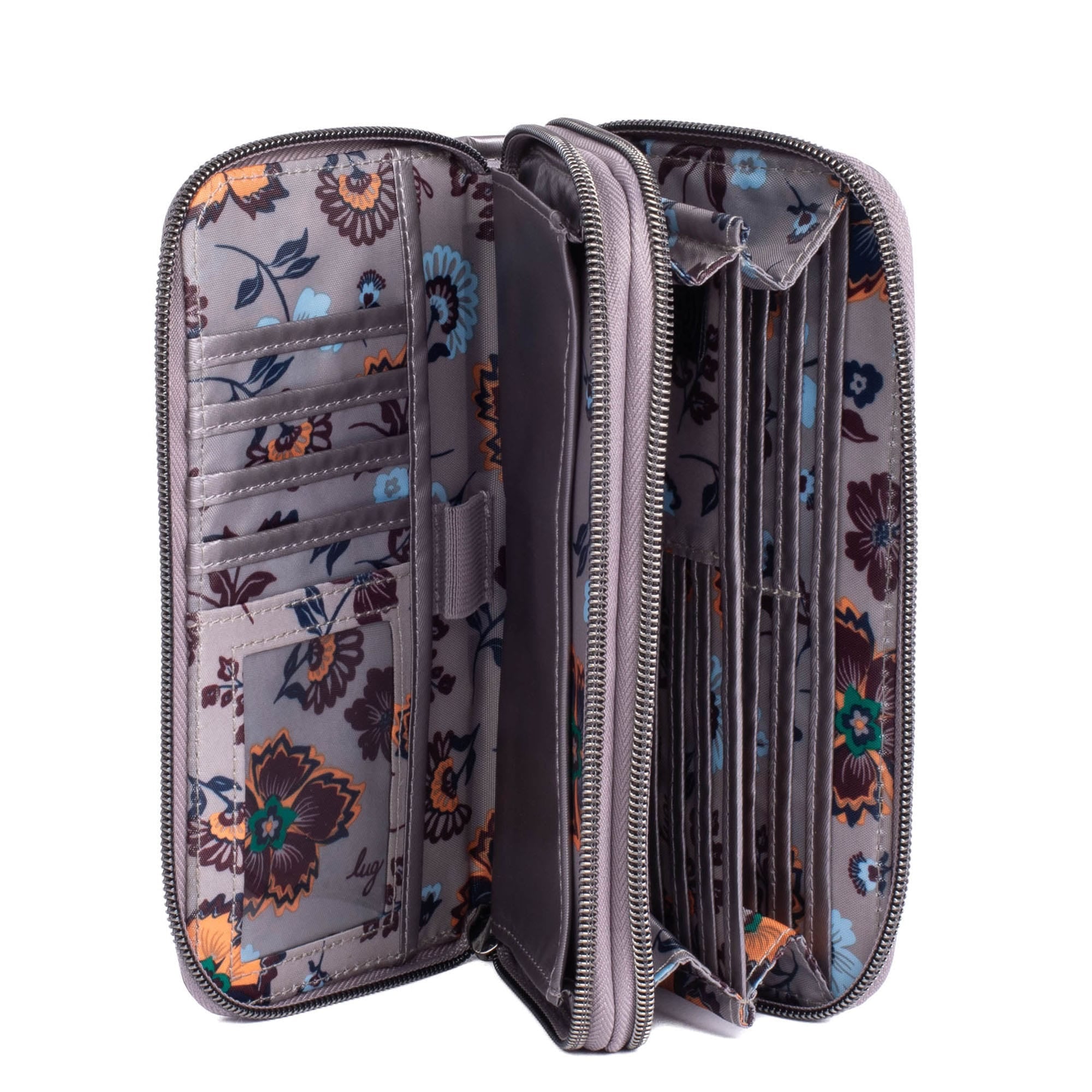 Splits XL Wristlet RFID Wallet - METALLIC PEARL - SplitsXL_MetallicPearl_04