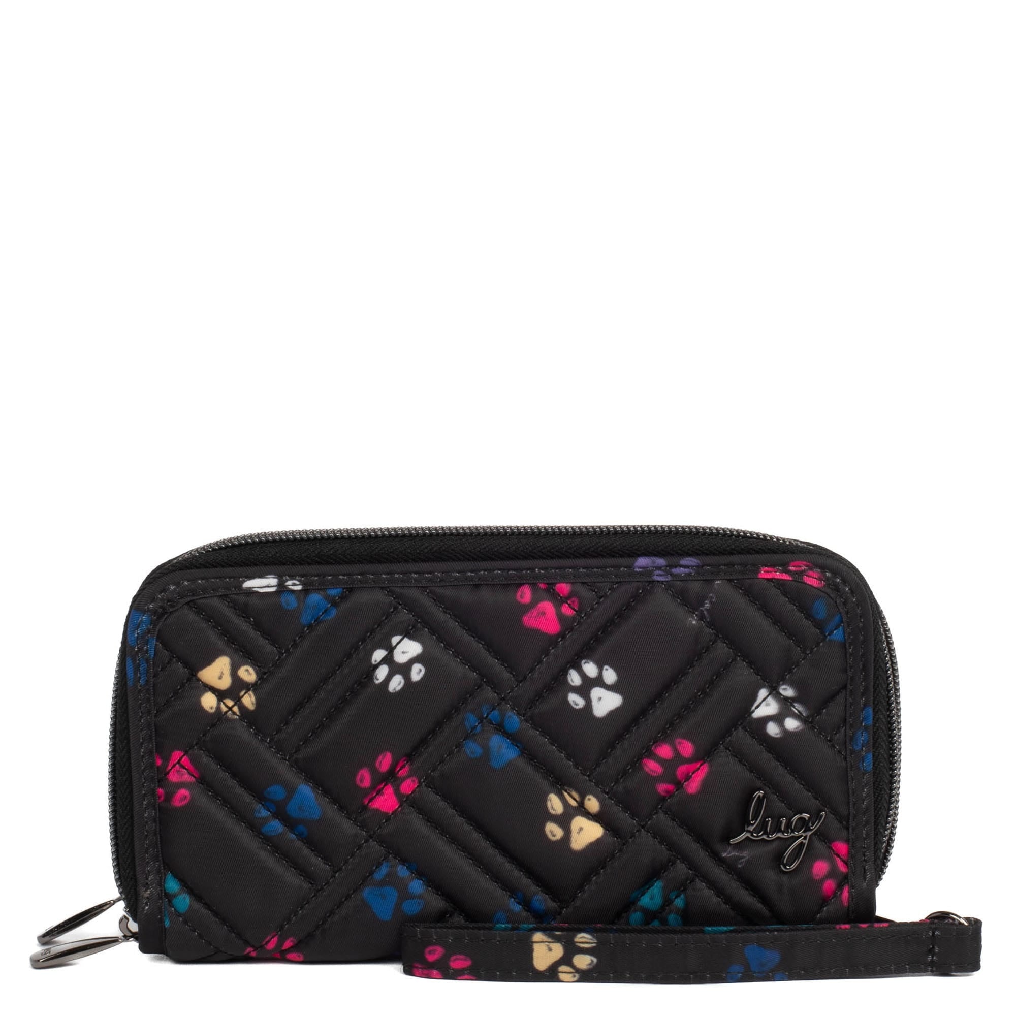 Splits XL Wristlet RFID Wallet - PAWS BLACK - SplitsXL_PawsBlack_01_65252f4b-2a1e-4c5d-b34e-39c83fede97d