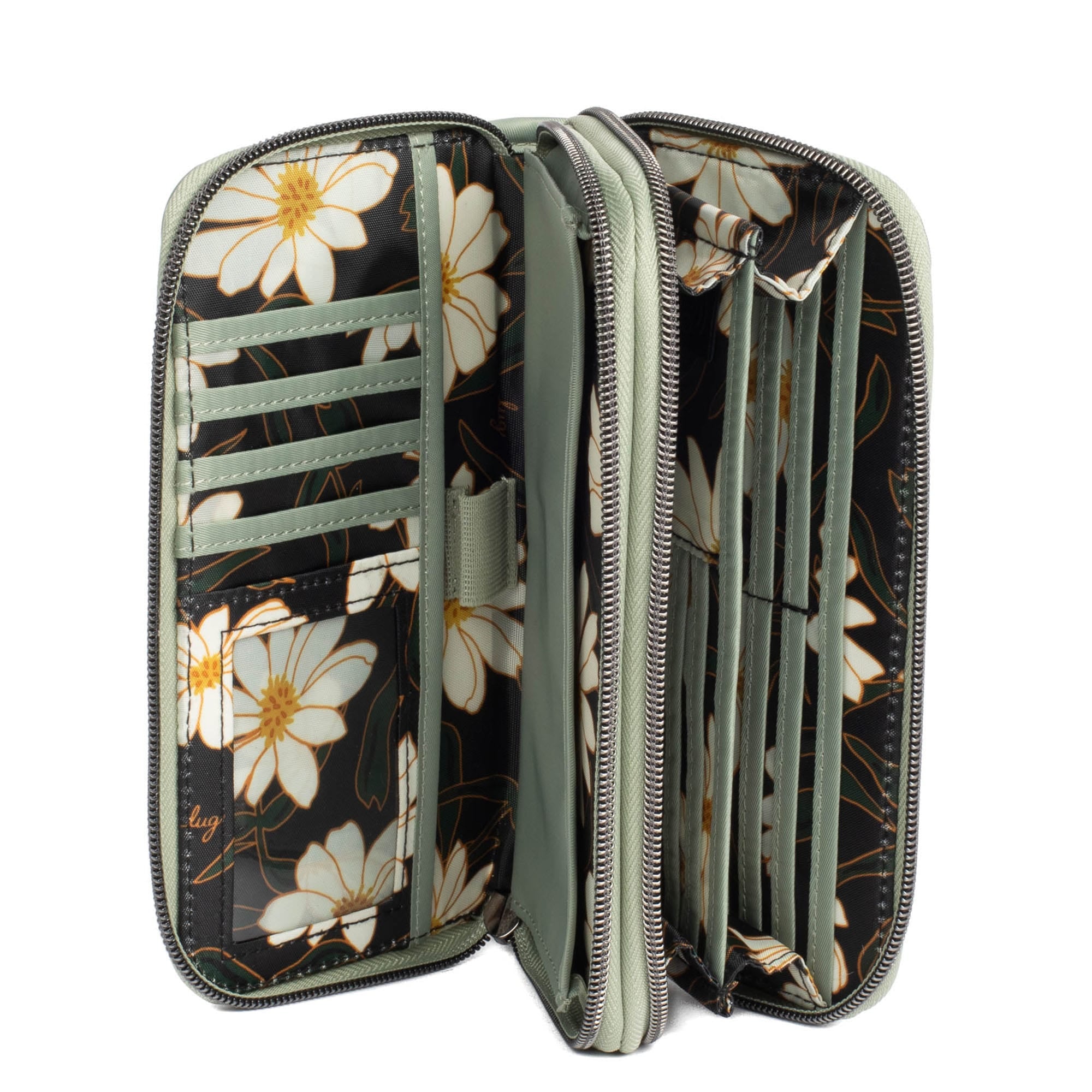 Splits XL Wristlet RFID Wallet - SAGE GREEN - SplitsXL_SageGreen_04