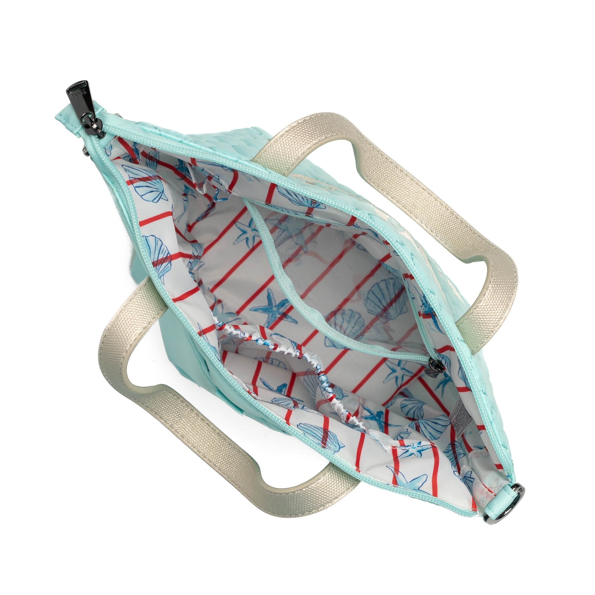 Sprinkler Crossbody Bag - AQUAMARINE STARFISH EMBROIDERY - Sprinkler_AquamarineStarfish_05