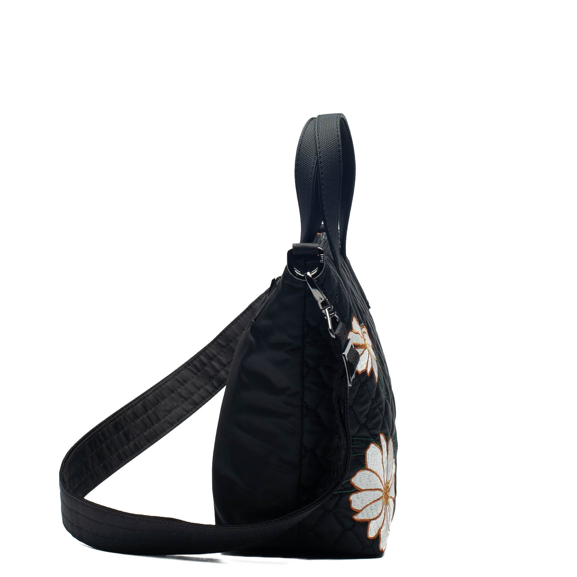 Sprinkler Crossbody Bag - BLACK DAISY EMBROIDERY - Sprinkler_BlackDaisy_03