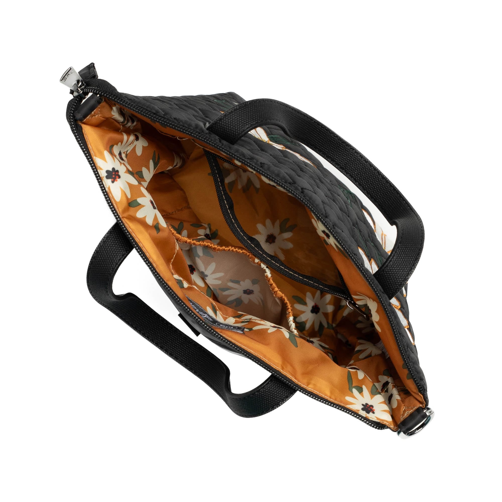 Sprinkler Crossbody Bag - BLACK DAISY EMBROIDERY - Sprinkler_BlackDaisy_05