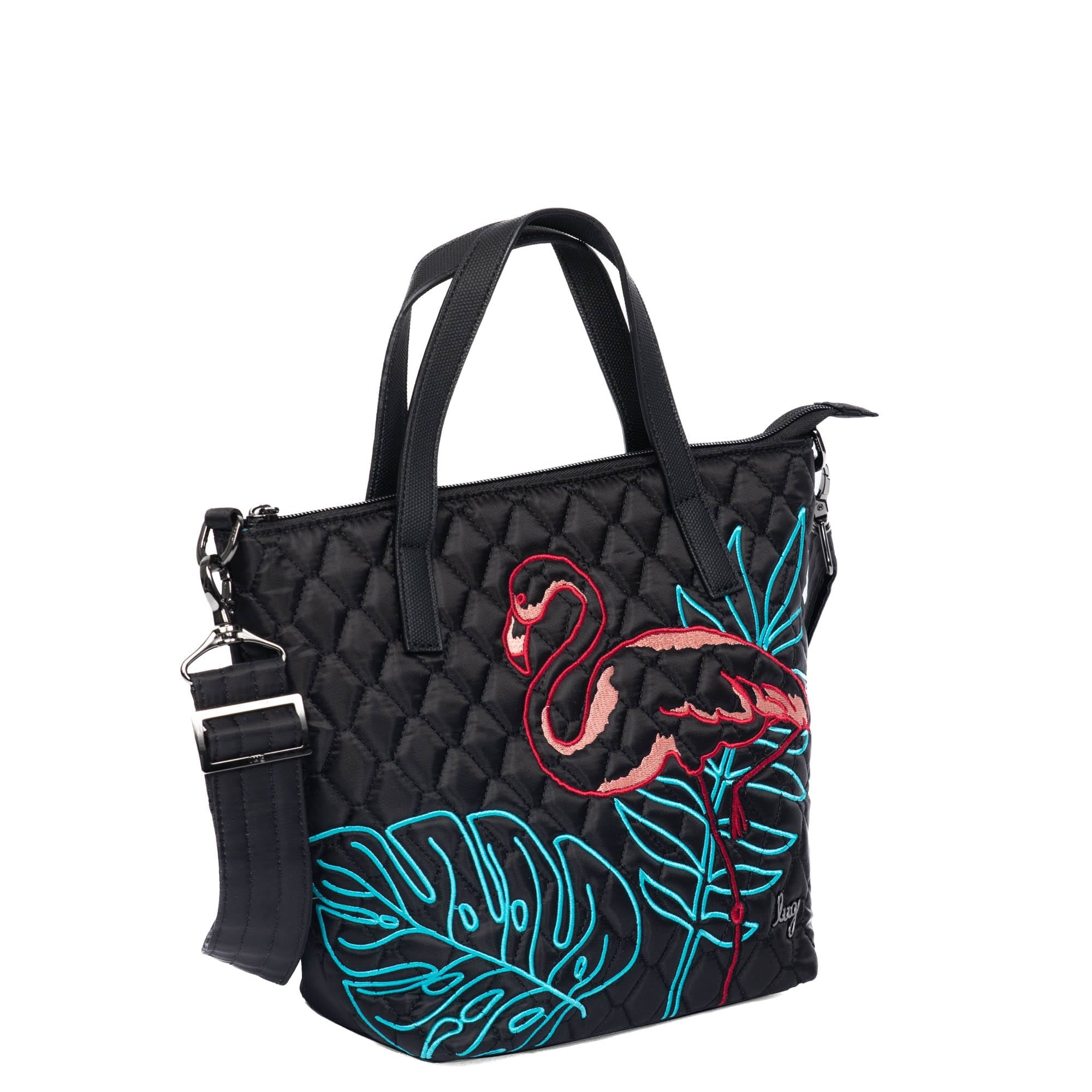Sprinkler Crossbody Bag - FLAMINGO BLACK EMBROIDERY - Sprinkler_FlamingoBlack_02