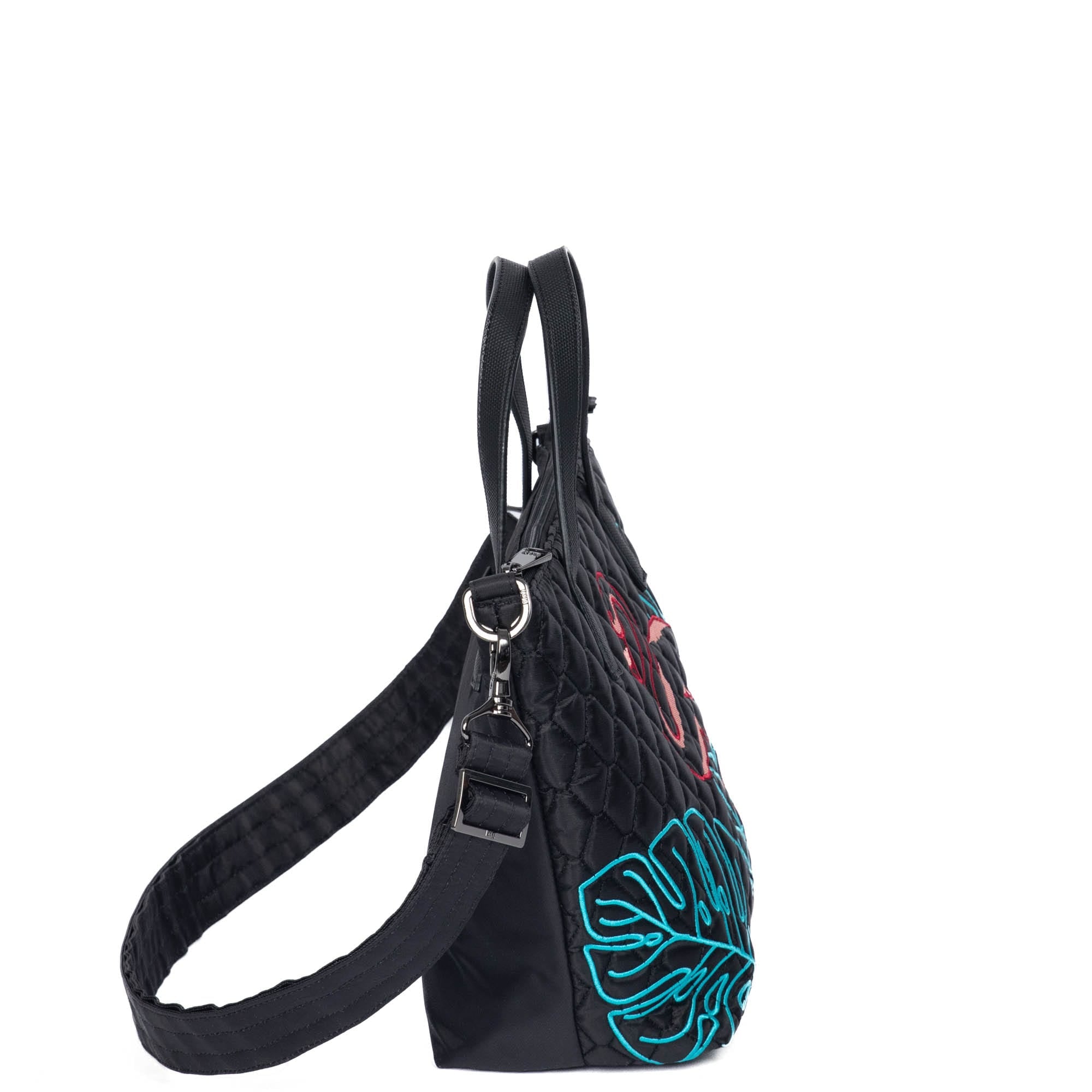 Sprinkler Crossbody Bag - FLAMINGO BLACK EMBROIDERY - Sprinkler_FlamingoBlack_03