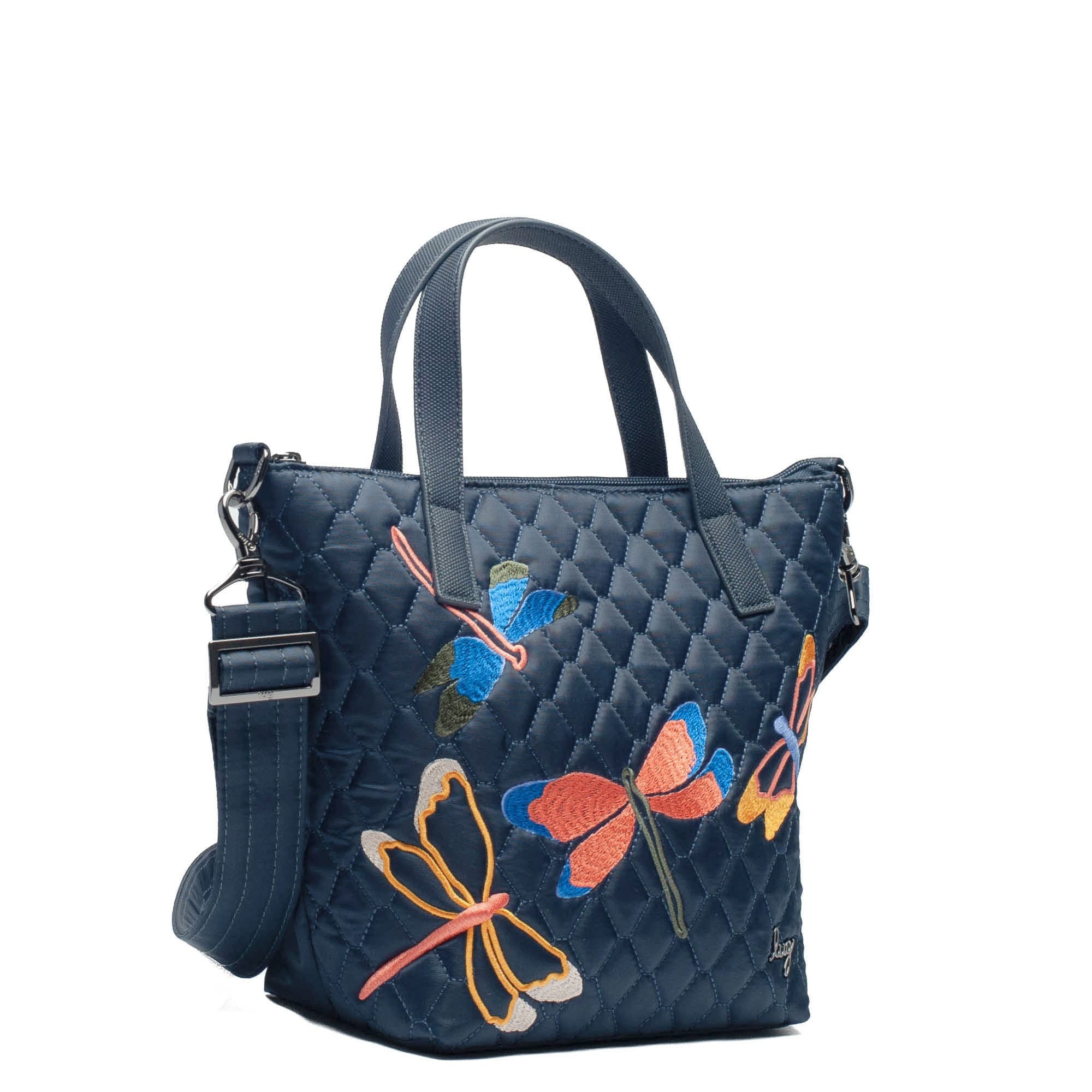 Sprinkler Crossbody Bag - INDIGO DRAGONFLY EMBROIDERY - Sprinkler_IndigoDragonfly_02
