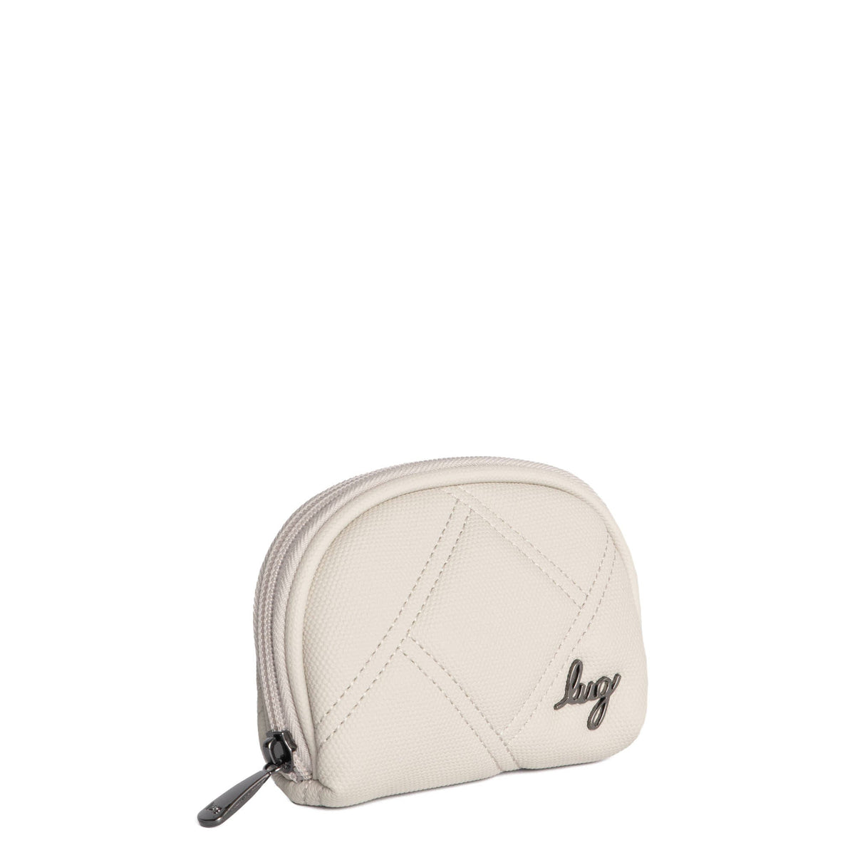 Stash Zip Matte Luxe VL RFID Pouch - PEBBLE - StashML_Pebble_02