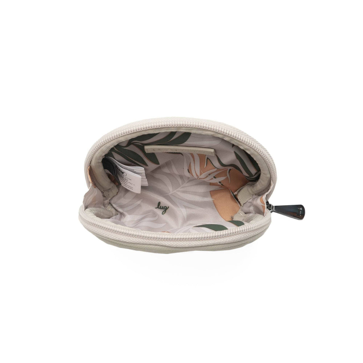 Stash Zip Matte Luxe VL RFID Pouch - PEBBLE - StashML_Pebble_06