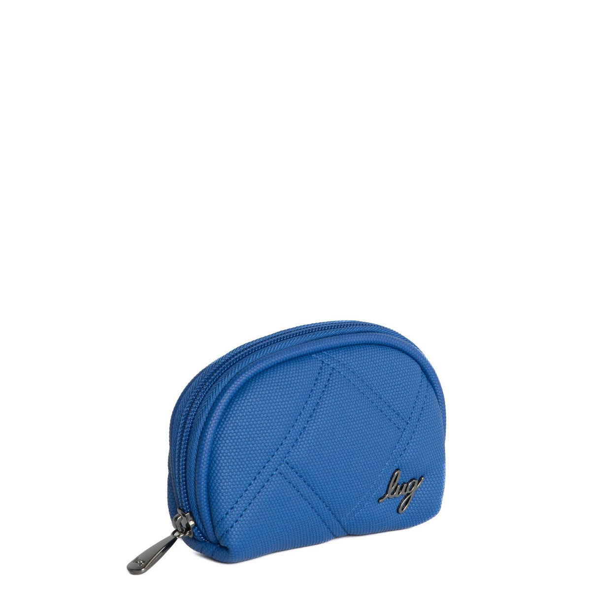 Stash Zip Matte Luxe VL RFID Pouch - SAPPHIRE BLUE - StashML_SapphireBlue_02