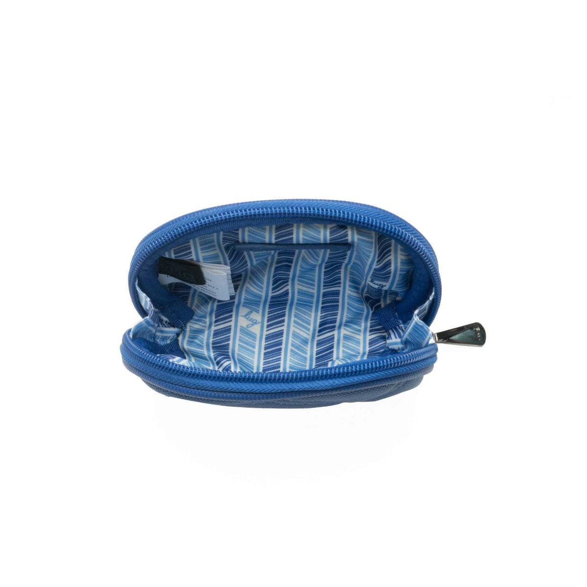Stash Zip Matte Luxe VL RFID Pouch - SAPPHIRE BLUE - StashML_SapphireBlue_06