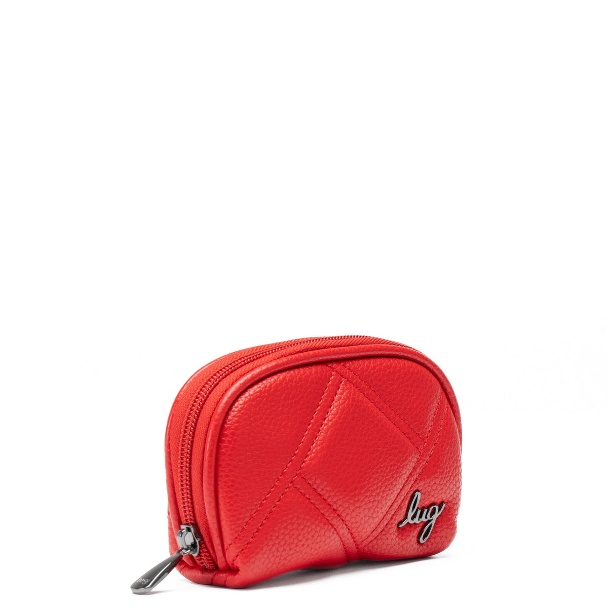 Stash Zip Classic VL RFID Pouch - POPPY RED - StashVL_PoppyRed_02