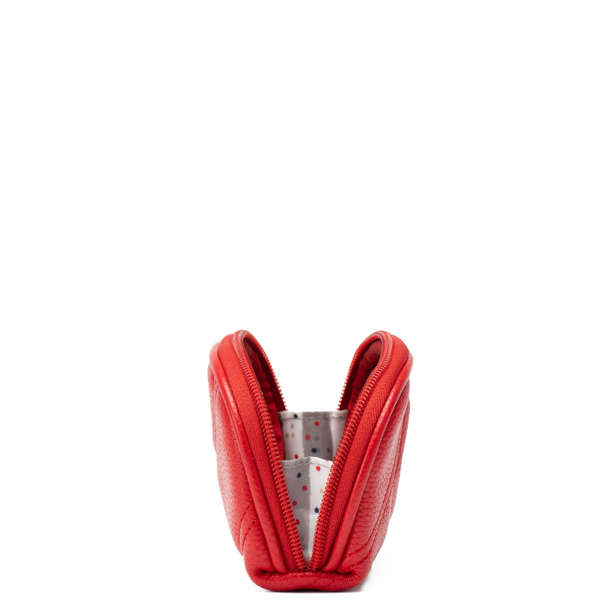 Stash Zip Classic VL RFID Pouch - POPPY RED - StashVL_PoppyRed_04
