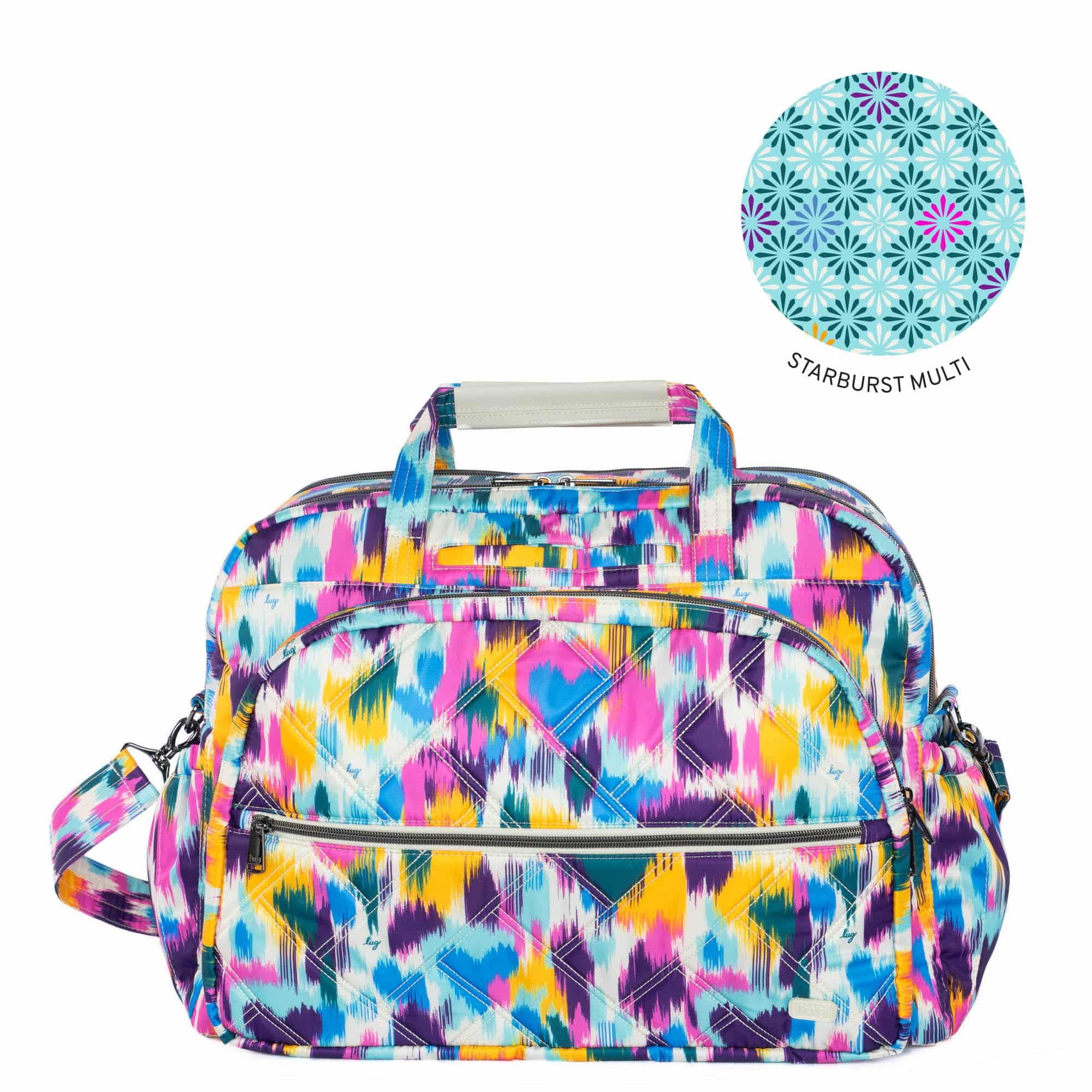 Steamboat SE Duffel Bag - HEART IKAT MULTI - SteamboatSE_HeartIkatMutli