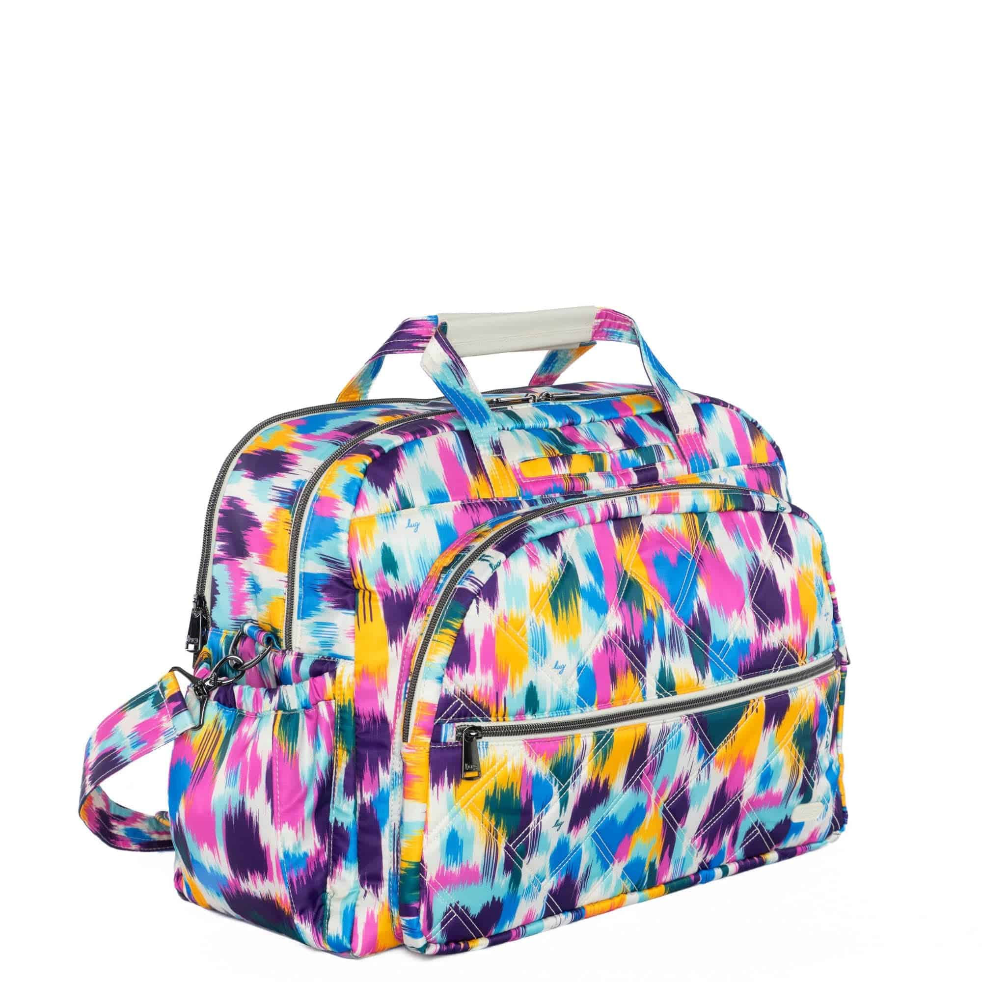 Steamboat SE Duffel Bag - HEART IKAT MULTI - SteamboatSE_HeartikatMulti_02