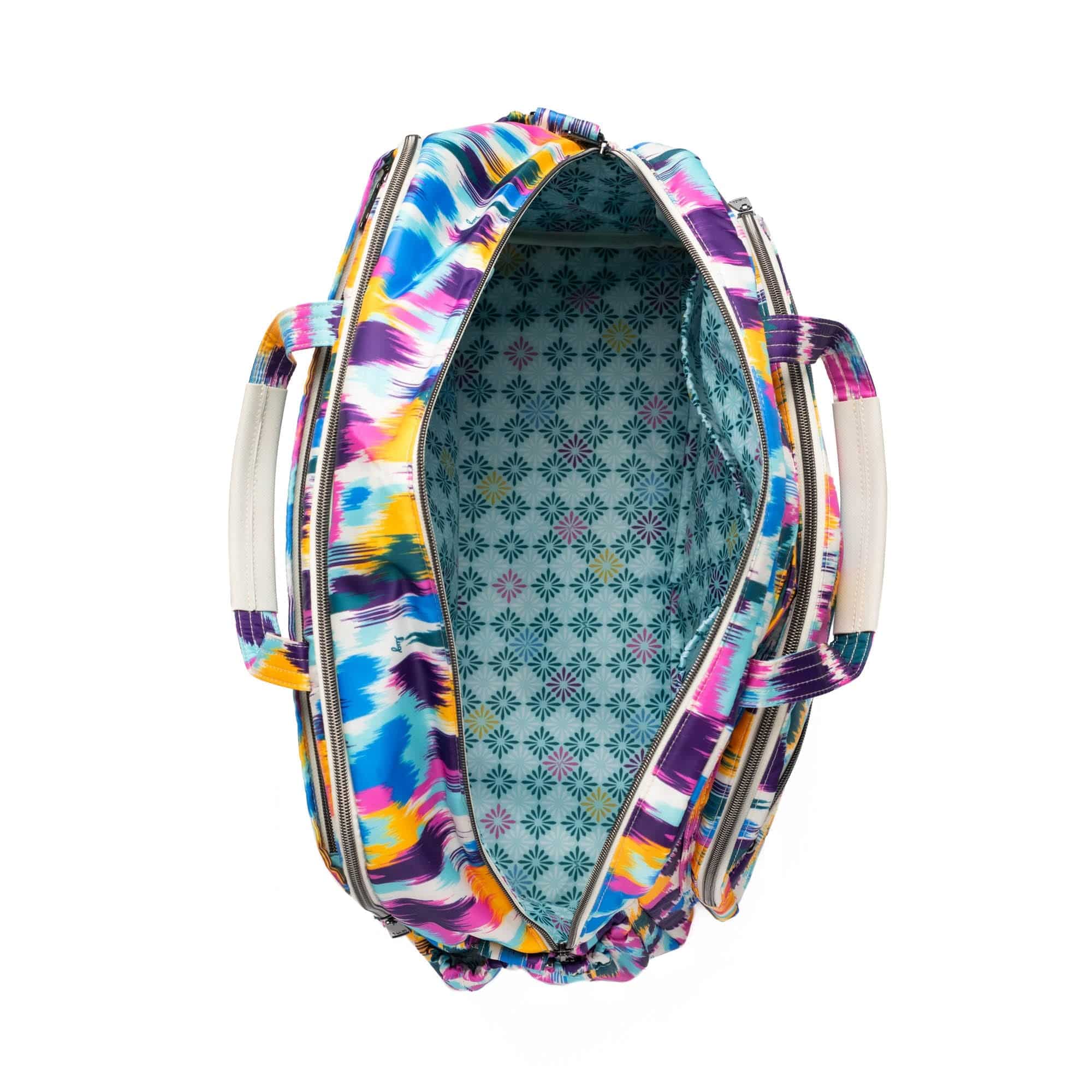 Steamboat SE Duffel Bag - HEART IKAT MULTI - SteamboatSE_HeartikatMulti_05