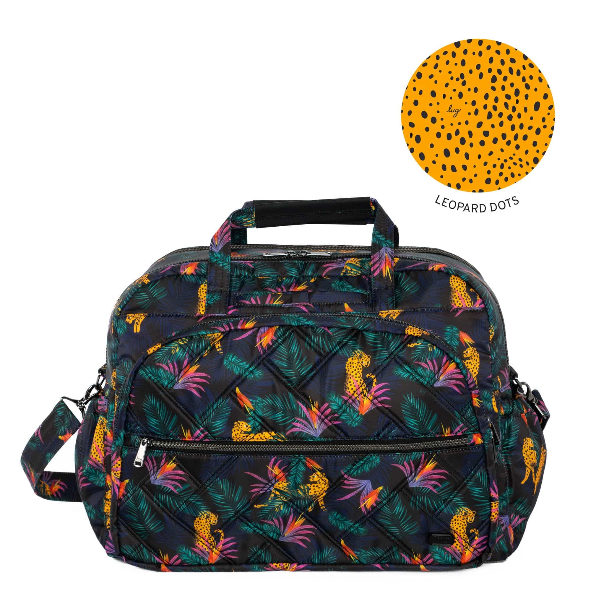 Steamboat SE Duffel Bag - LUXE LEOPARD BLACK - SteamboatSE_LuxeLeopardBlack