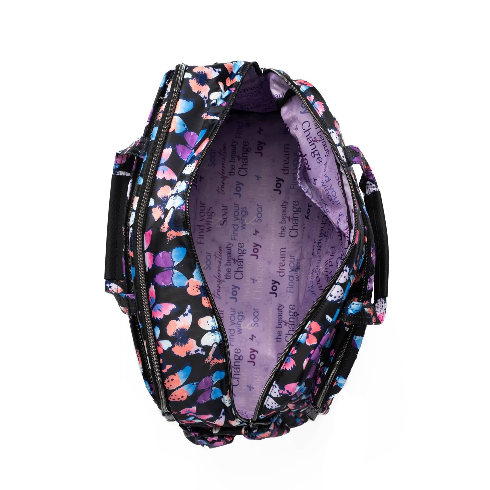 Steamboat SE Duffel Bag - WATERCOLOR BUTTERFLIES - SteamboatSE_WatercolourButterflies_05