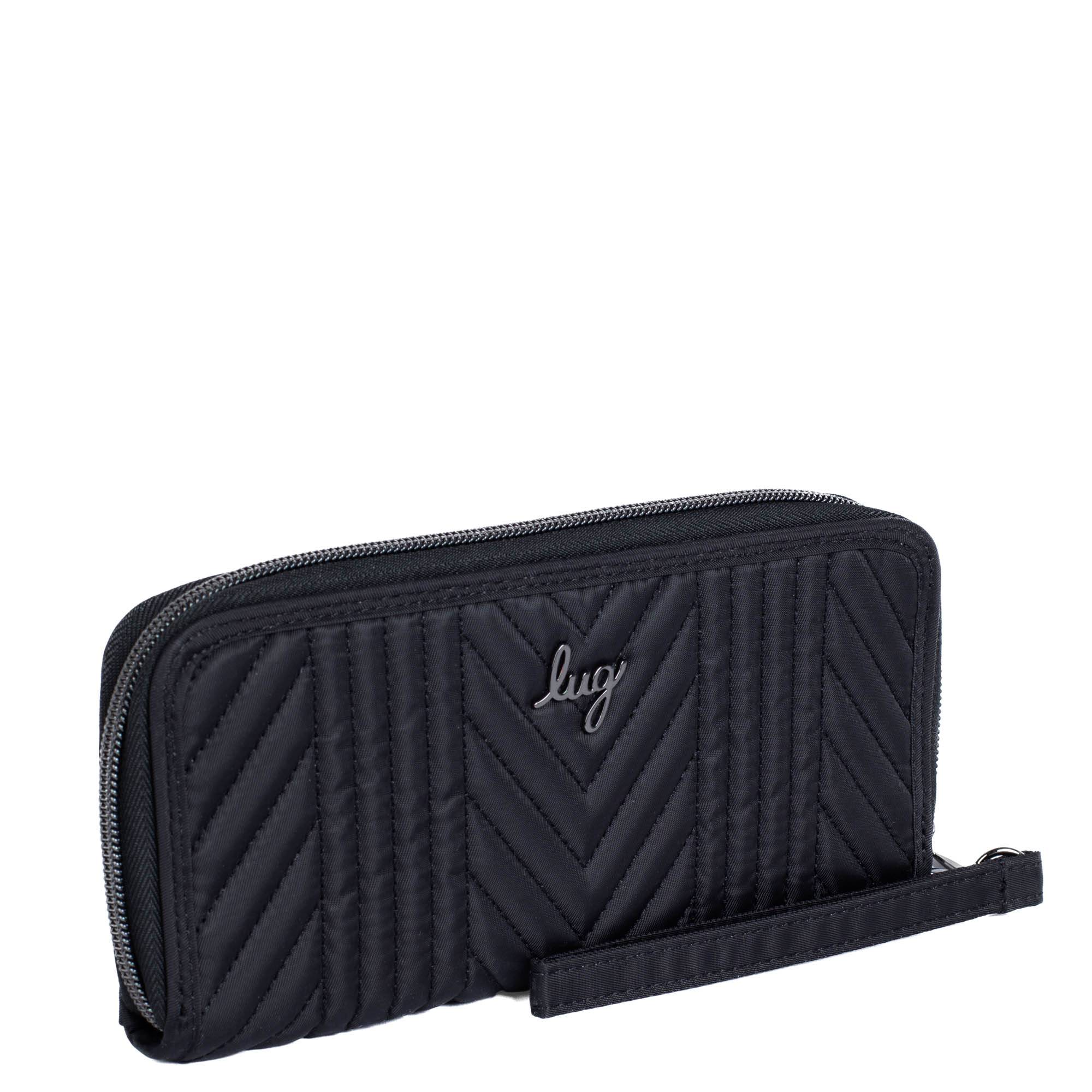 Straddle Wristlet RFID Wallet - BLACK - Straddle_Black_02