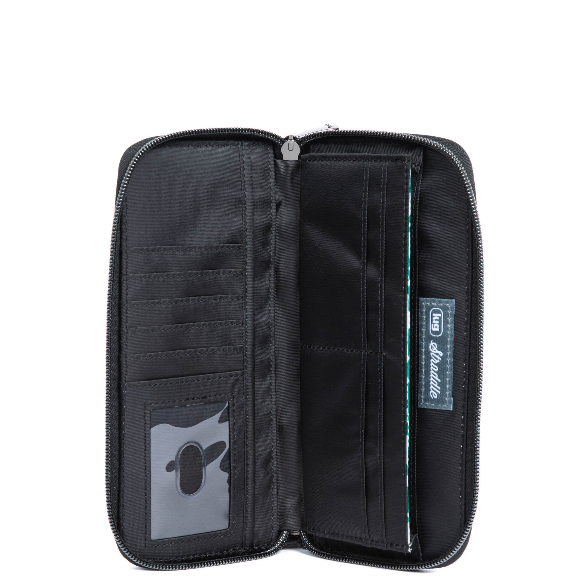 Straddle Wristlet RFID Wallet - BLACK - Straddle_Black_05