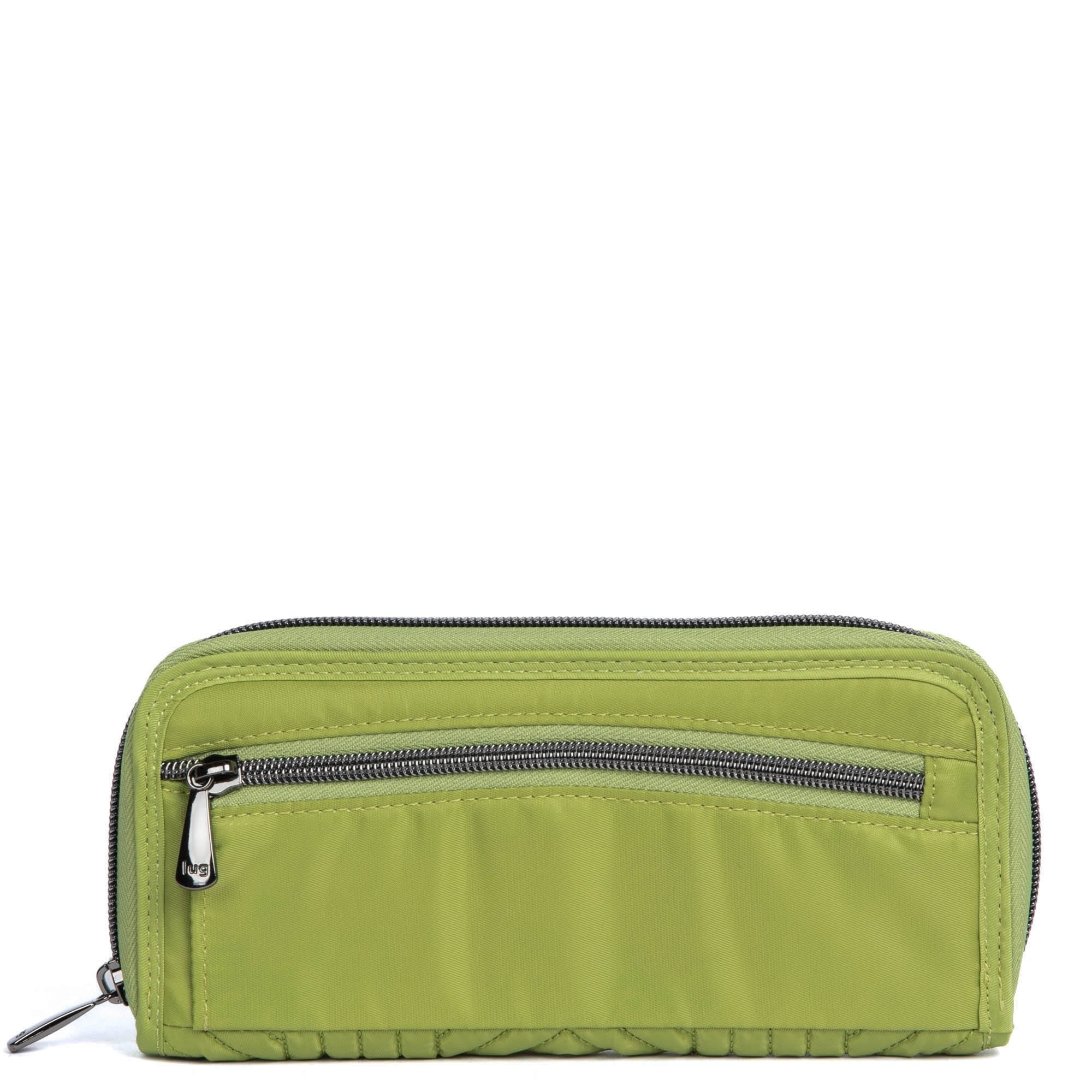 Straddle Wristlet RFID Wallet - GRASS GREEN - Straddle_GrassGreen_04