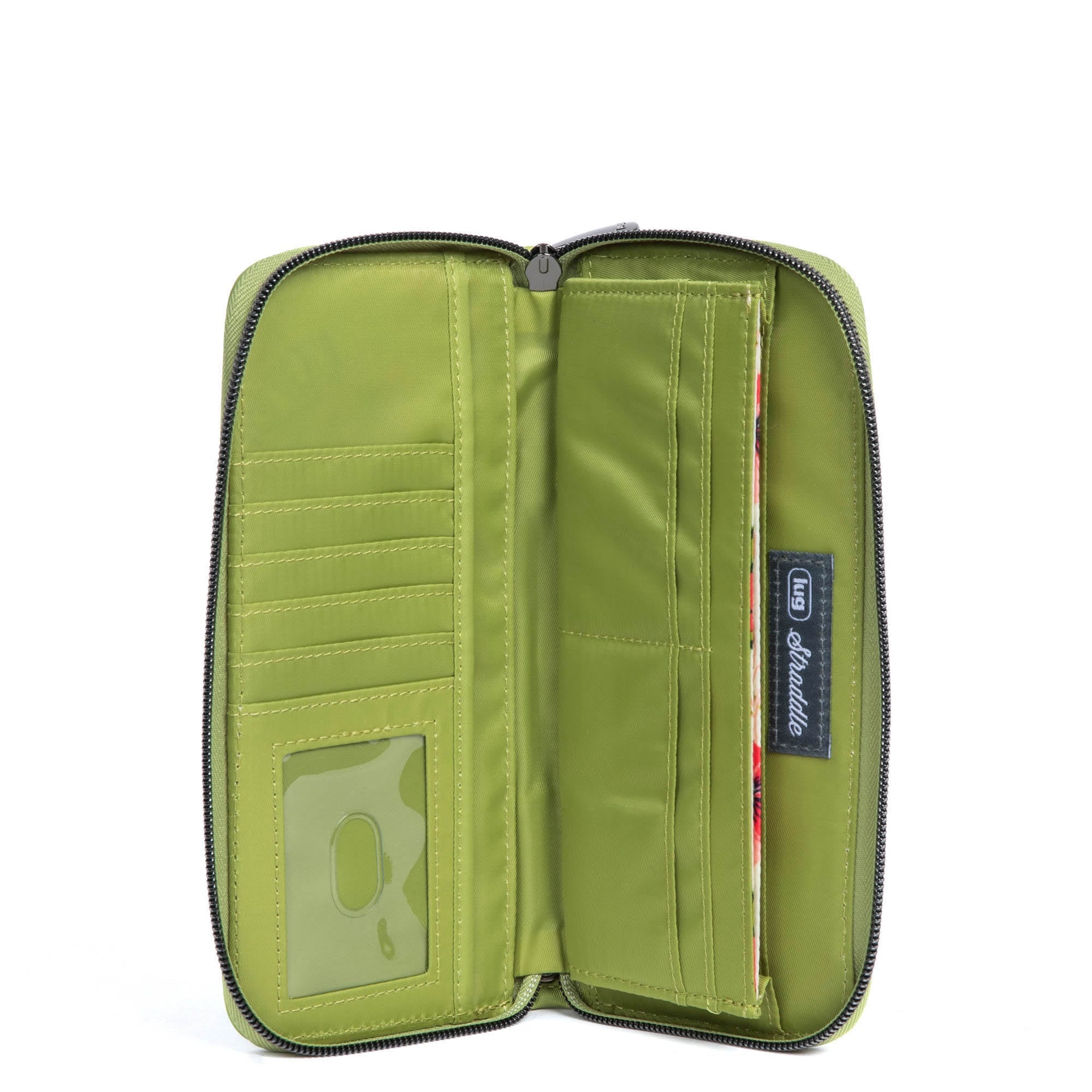 Straddle Wristlet RFID Wallet - GRASS GREEN - Straddle_GrassGreen_05