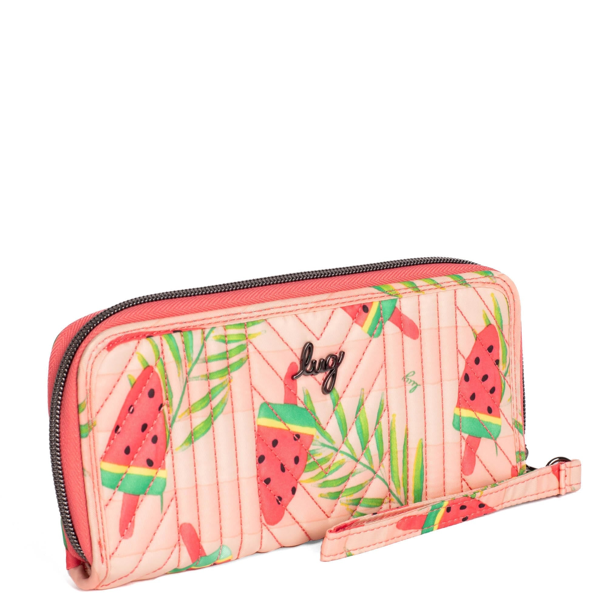 Straddle Wristlet RFID Wallet - POPSICLE PINK - Straddle_PopsiclePink_02