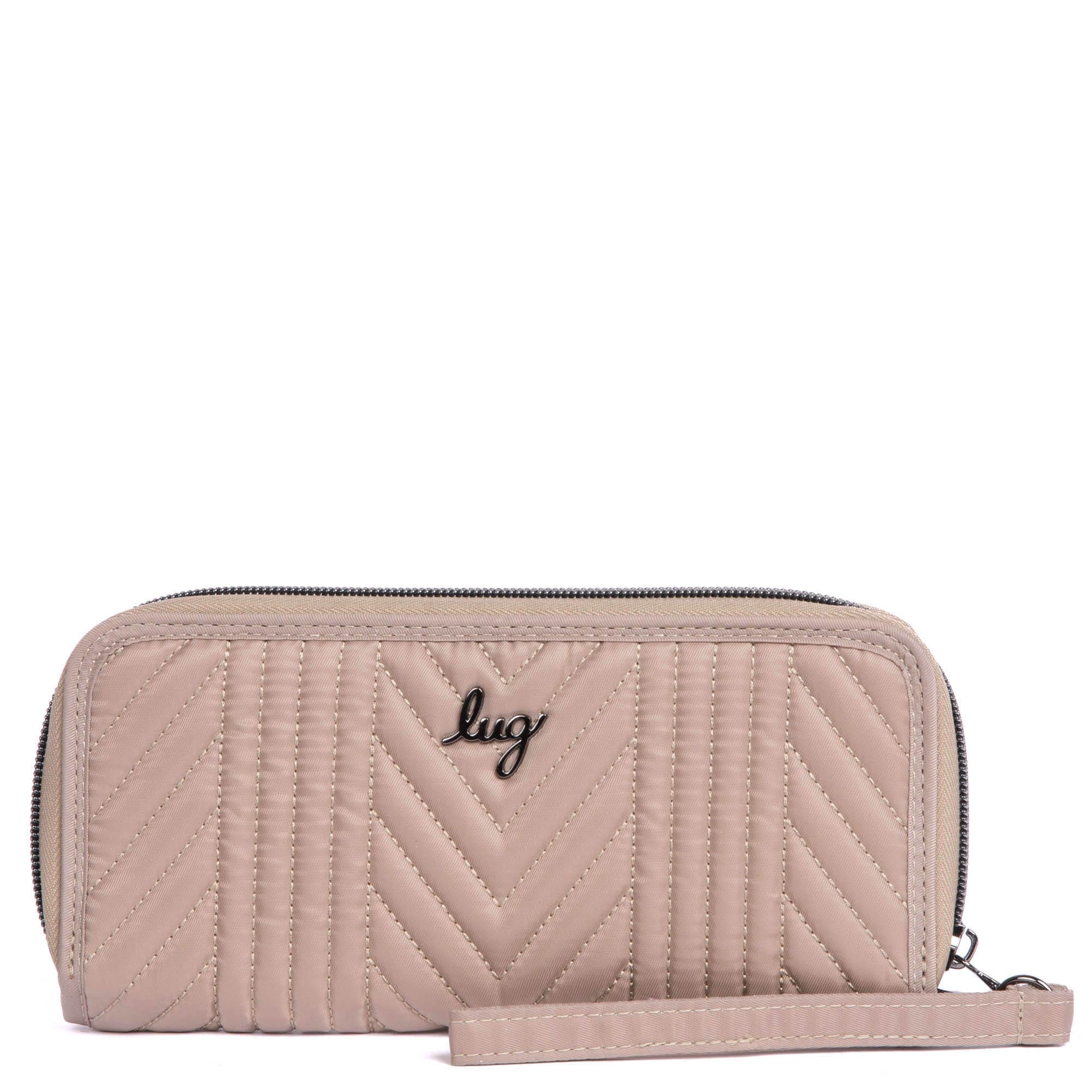 Straddle Wristlet RFID Wallet - SAND TAUPE - Straddle_SandTaupe_01